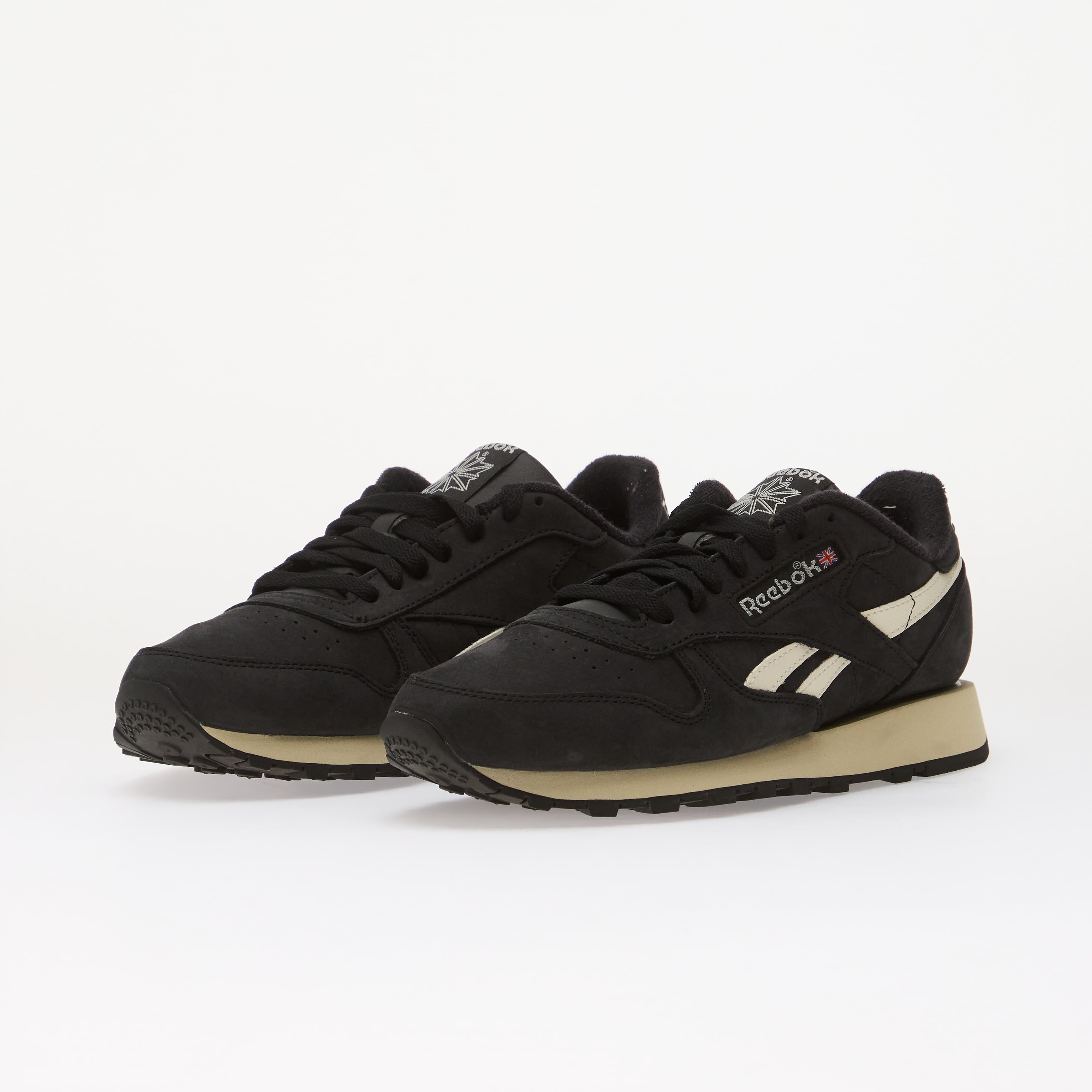 Reebok Сникърси Classic Leather Black/ Ftwr White/ Chalk
