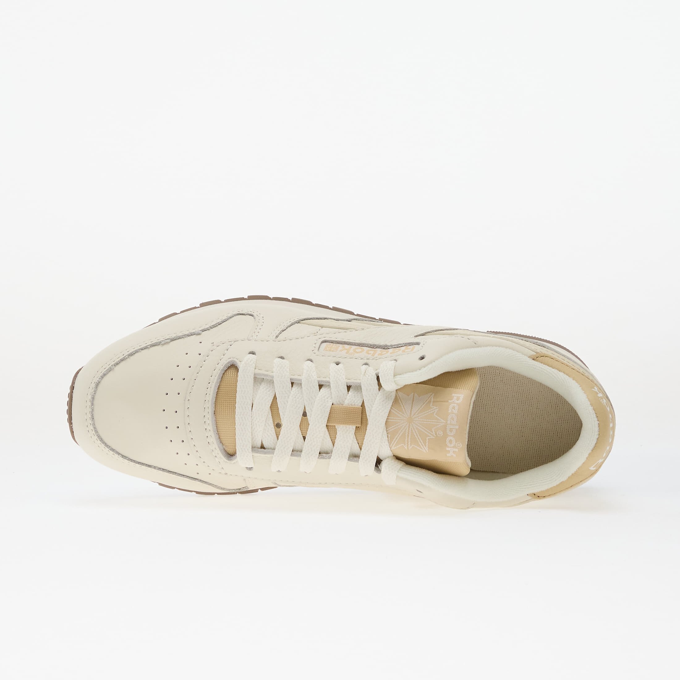 Reebok Сникърси Classic Leather Chalk/ Alabaster/ Simple Beige