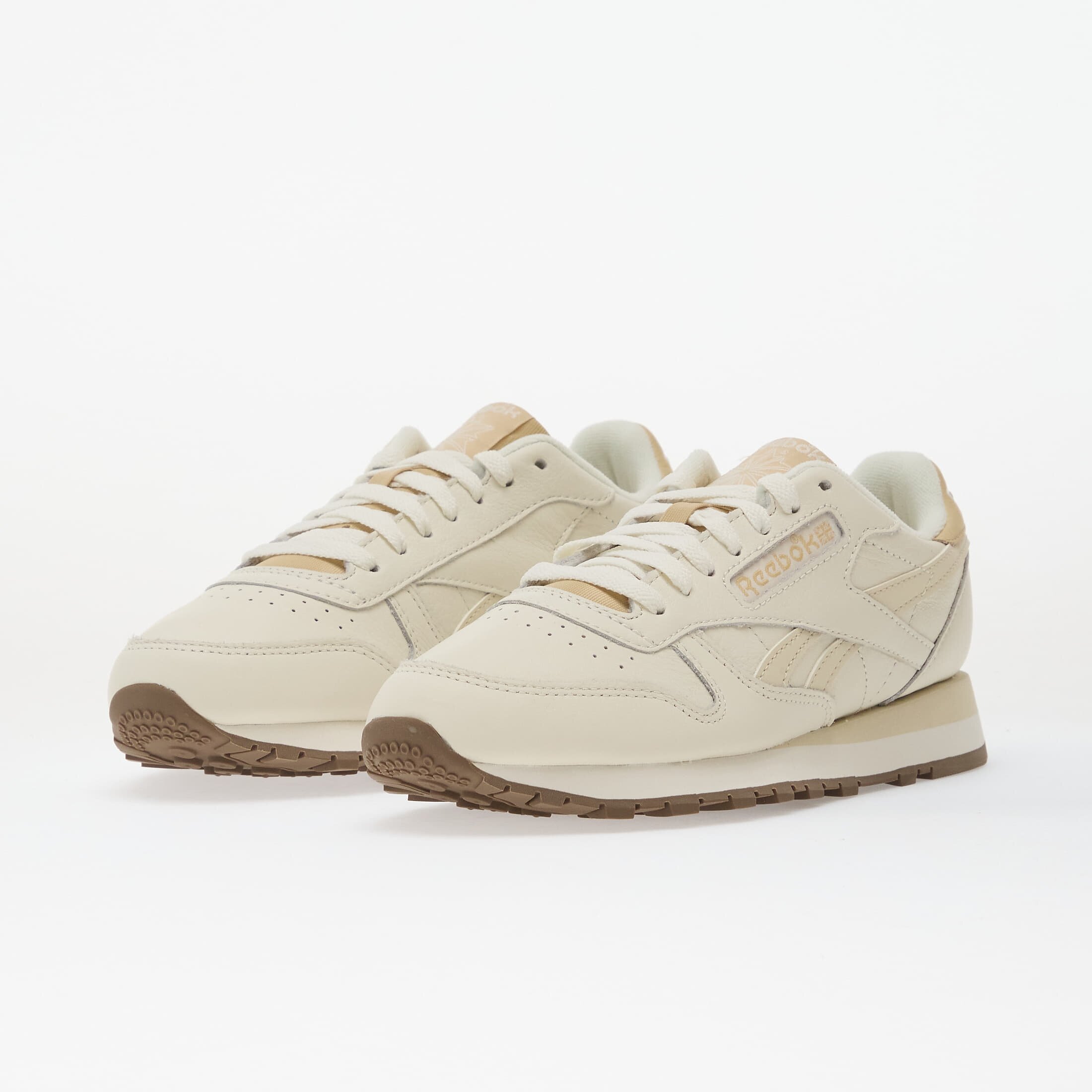 Reebok Сникърси Classic Leather Chalk/ Alabaster/ Simple Beige