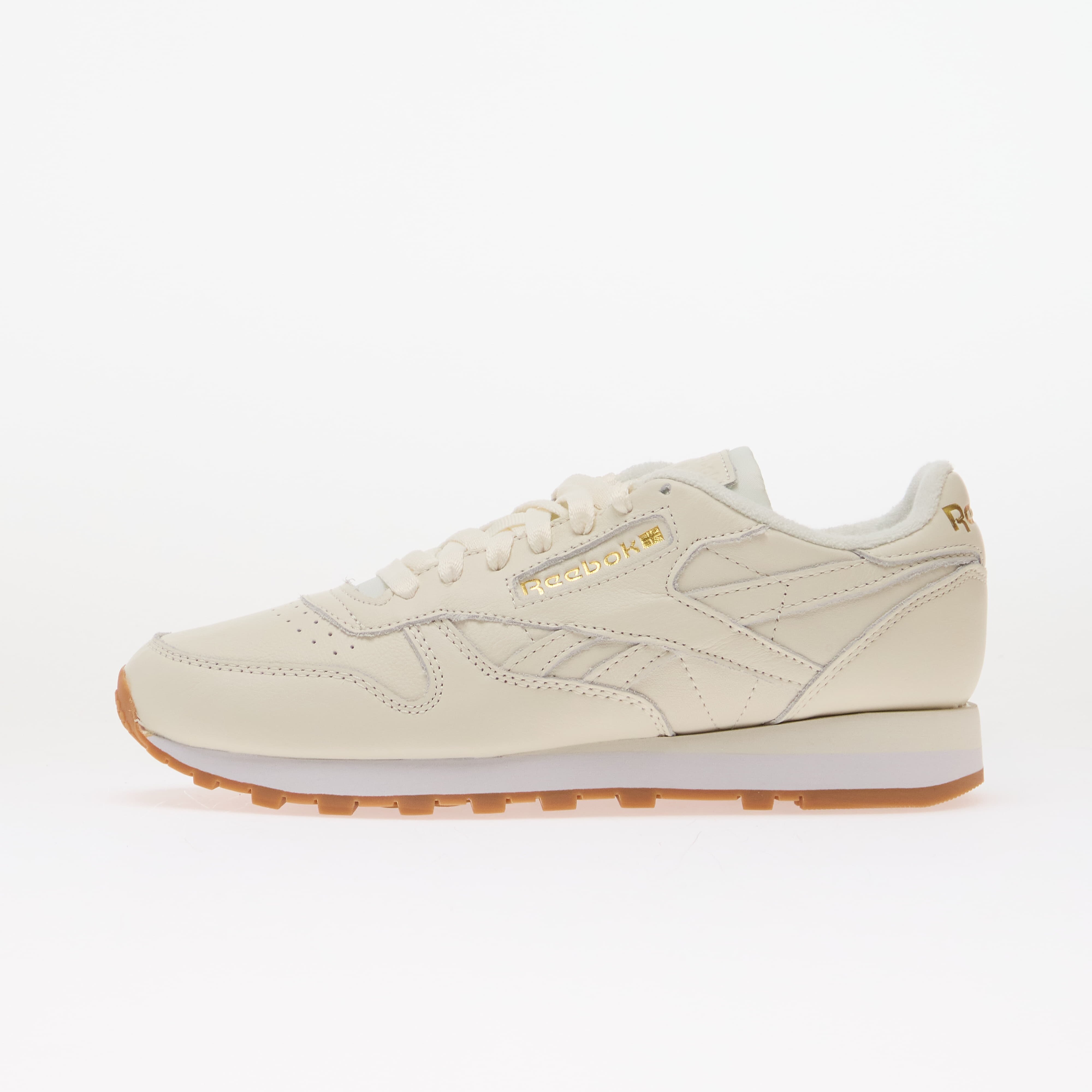 Reebok Сникърси Classic Leather Chalk/ Black/ Ftwrwhite