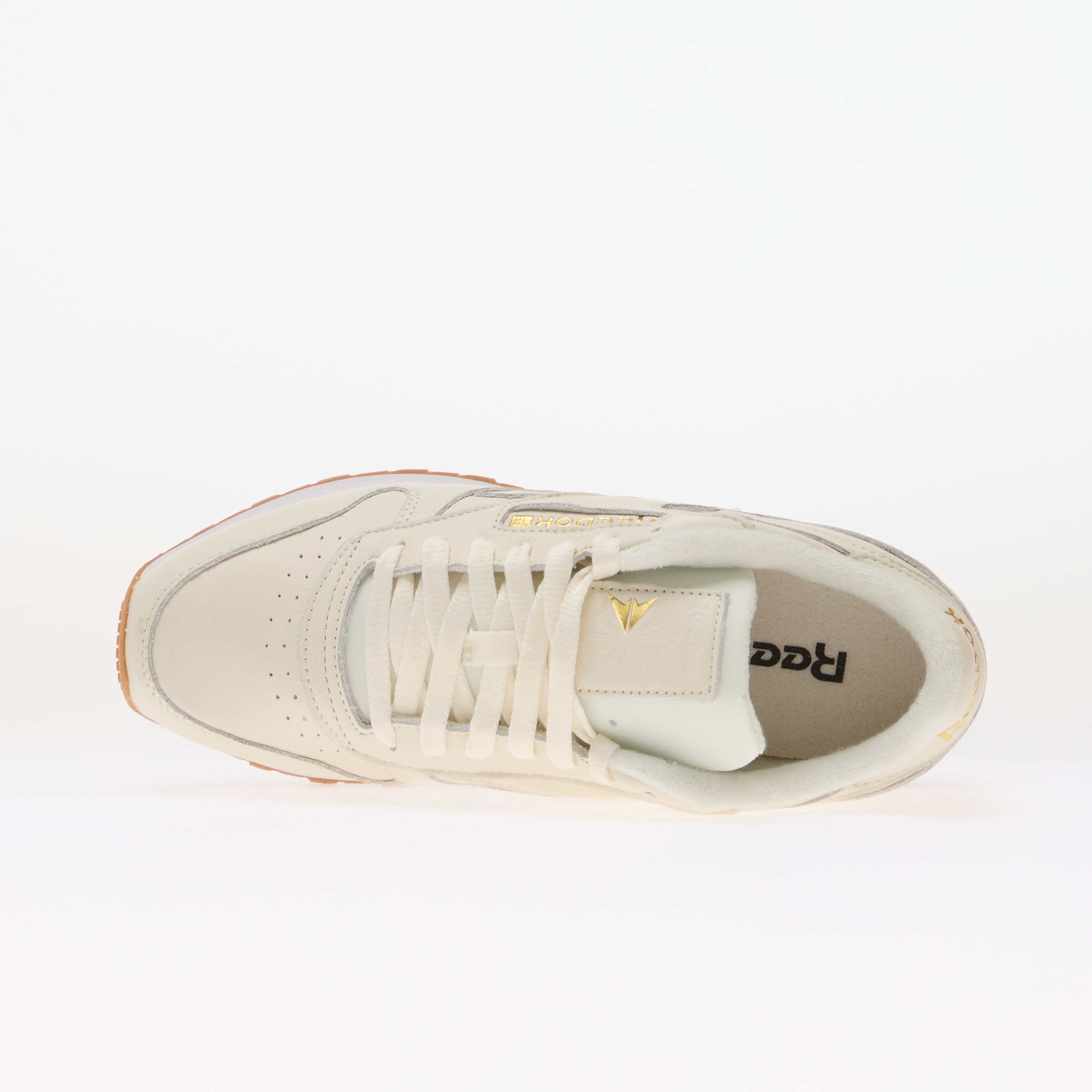 Reebok Сникърси Classic Leather Chalk/ Black/ Ftwrwhite