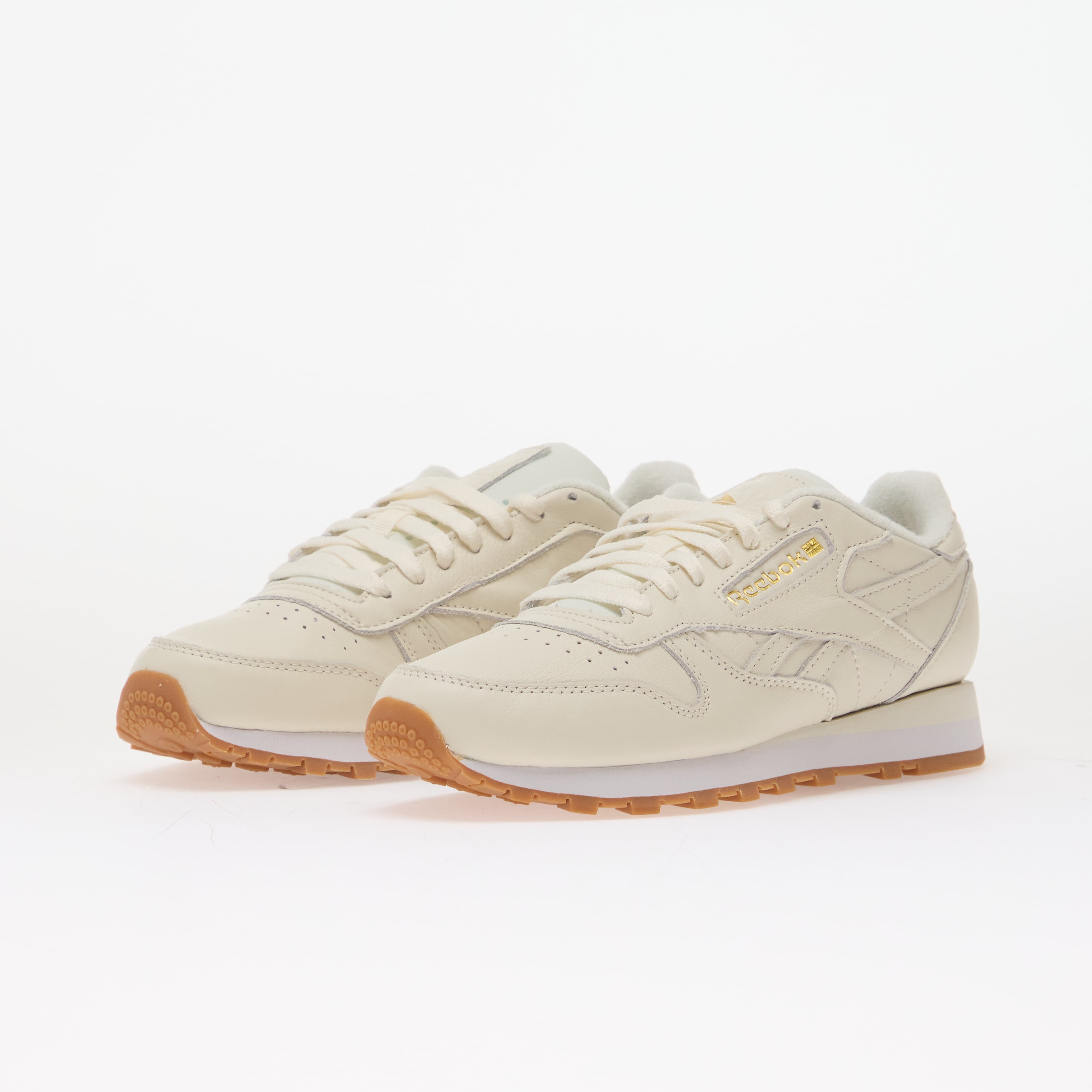 Reebok Сникърси Classic Leather Chalk/ Black/ Ftwrwhite