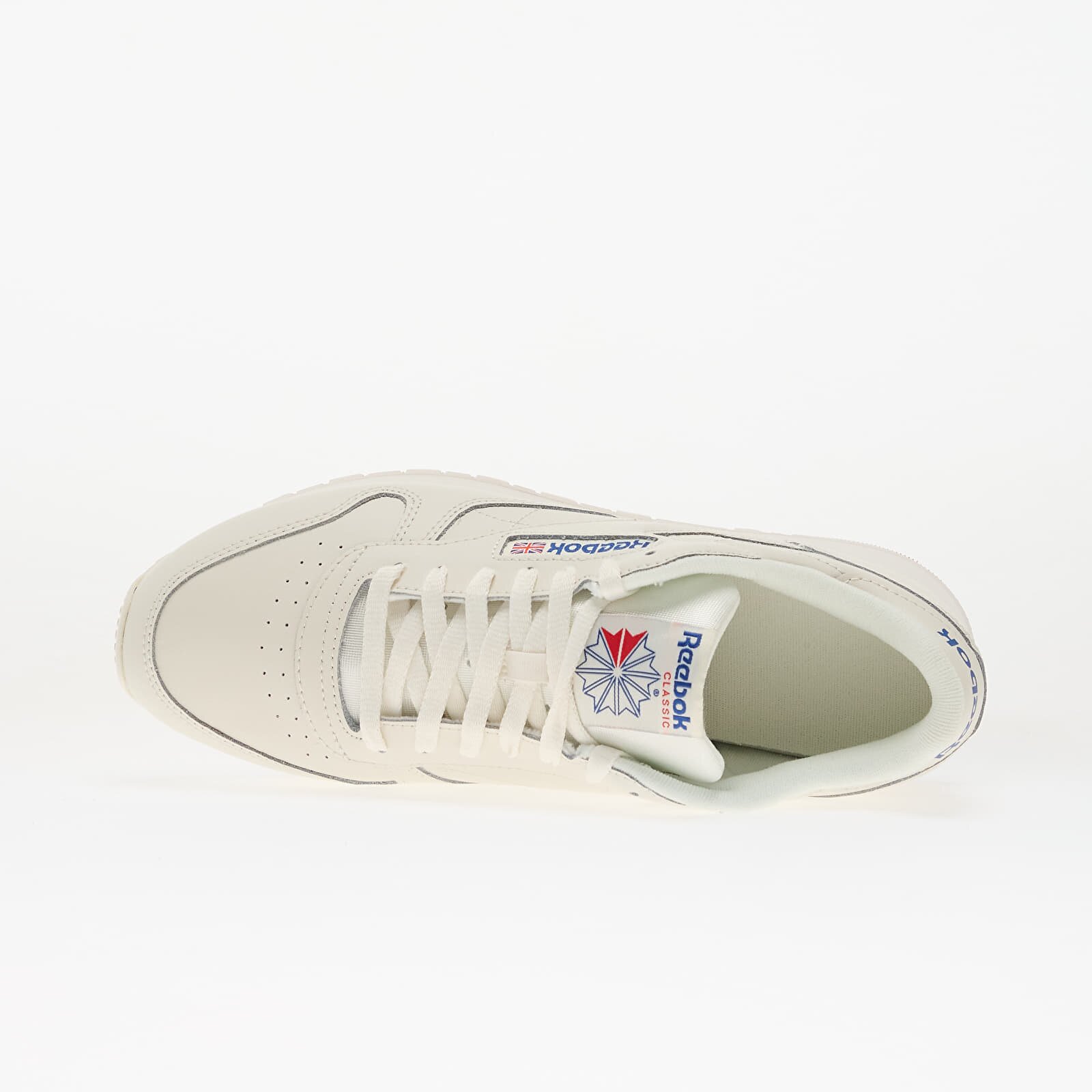 Reebok Сникърси Classic Leather Chalk/ Vecblu/ Vecred