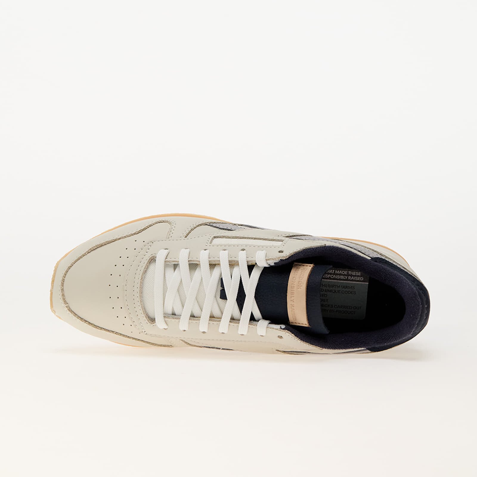 Reebok Сникърси Classic Leather Premium Chalk/ Vector Navy/ Grey 1