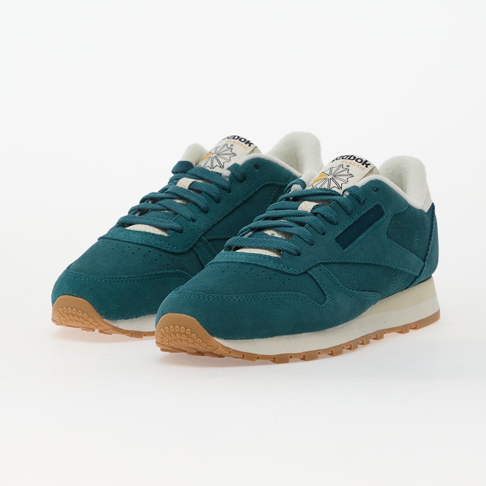 Reebok Сникърси Classic Leather Retro Teal/ Retro Teal/ Chalk