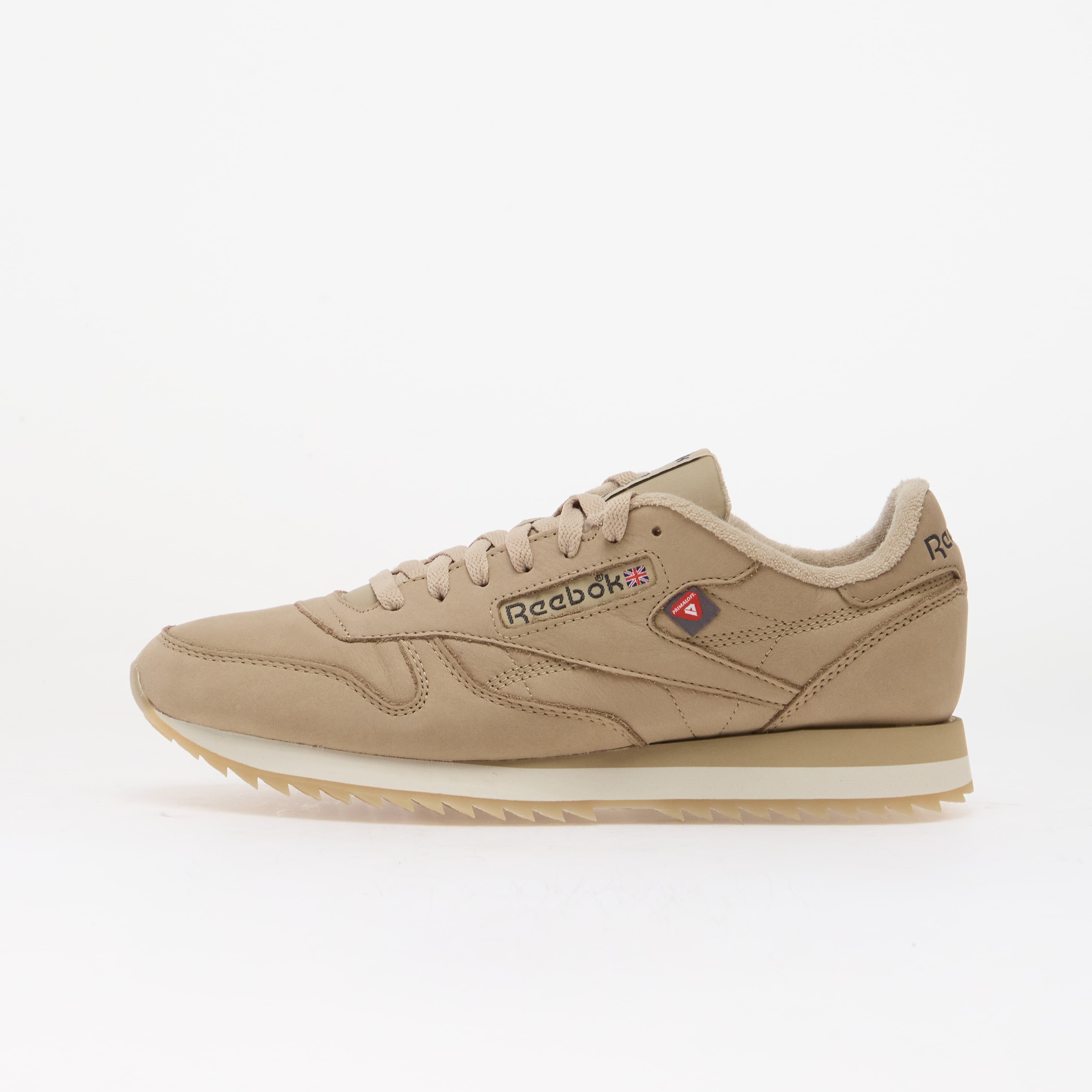 Reebok Сникърси Classic Leather Ripple Elevated Beige/ Almost Black/ Chalk