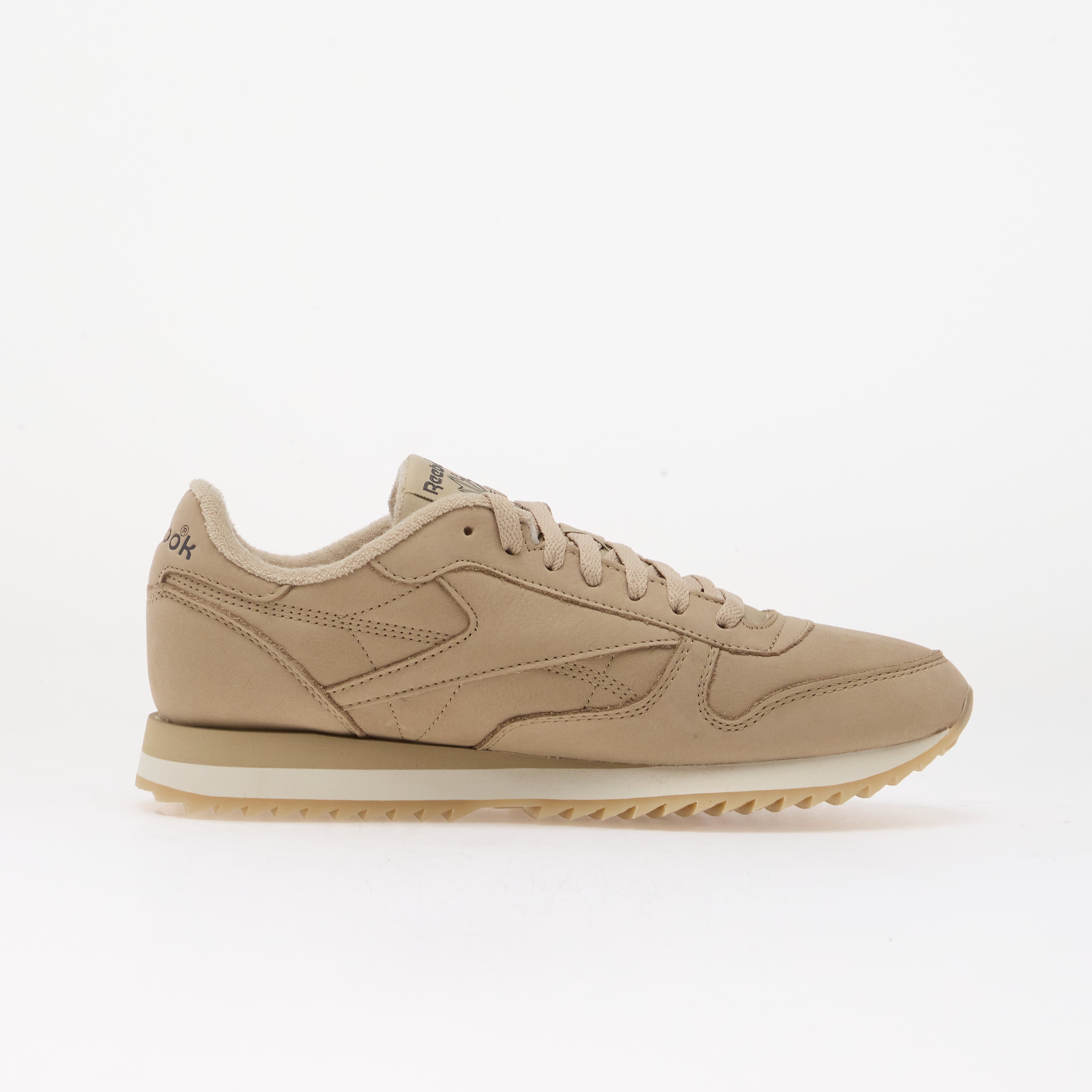 Reebok Сникърси Classic Leather Ripple Elevated Beige/ Almost Black/ Chalk
