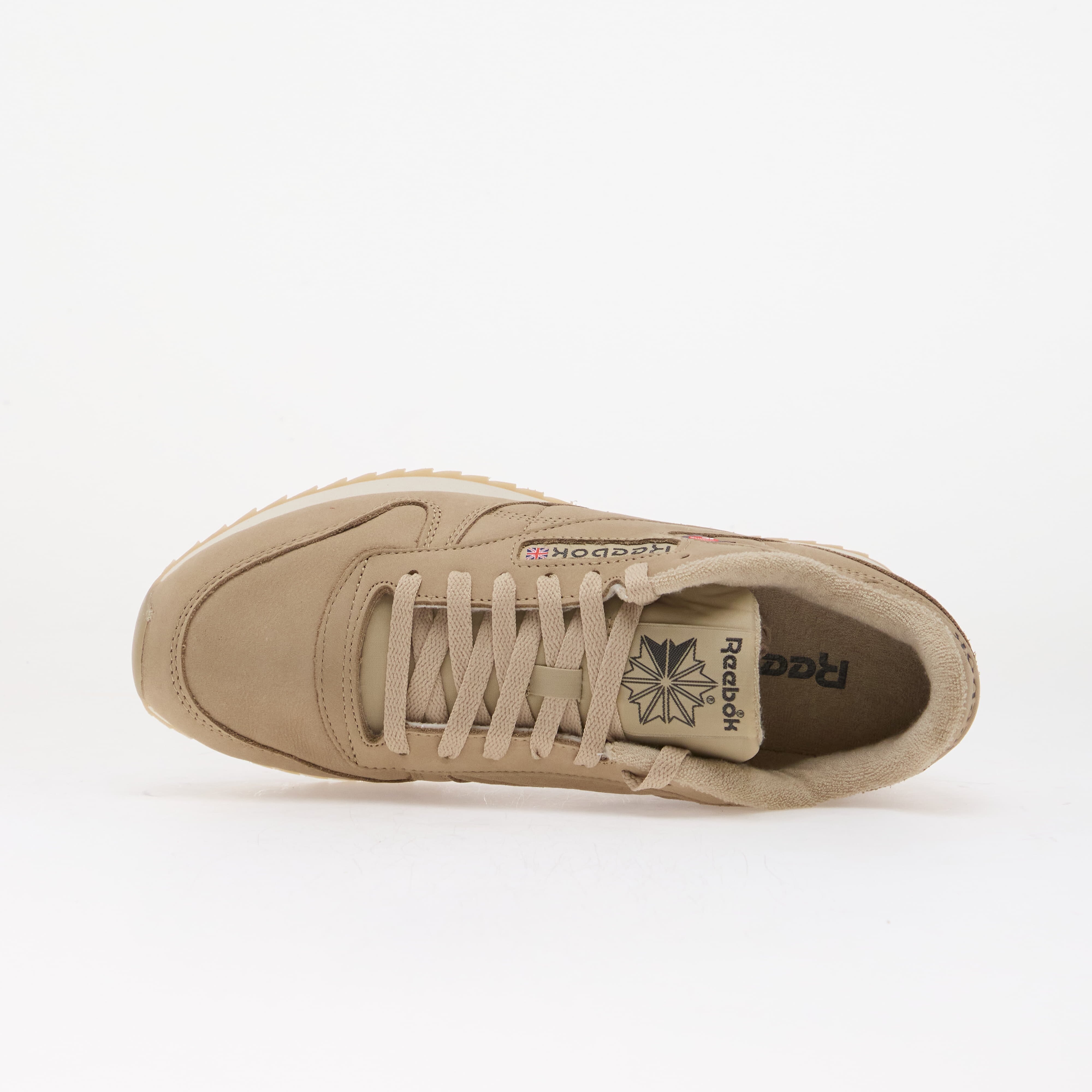 Reebok Сникърси Classic Leather Ripple Elevated Beige/ Almost Black/ Chalk