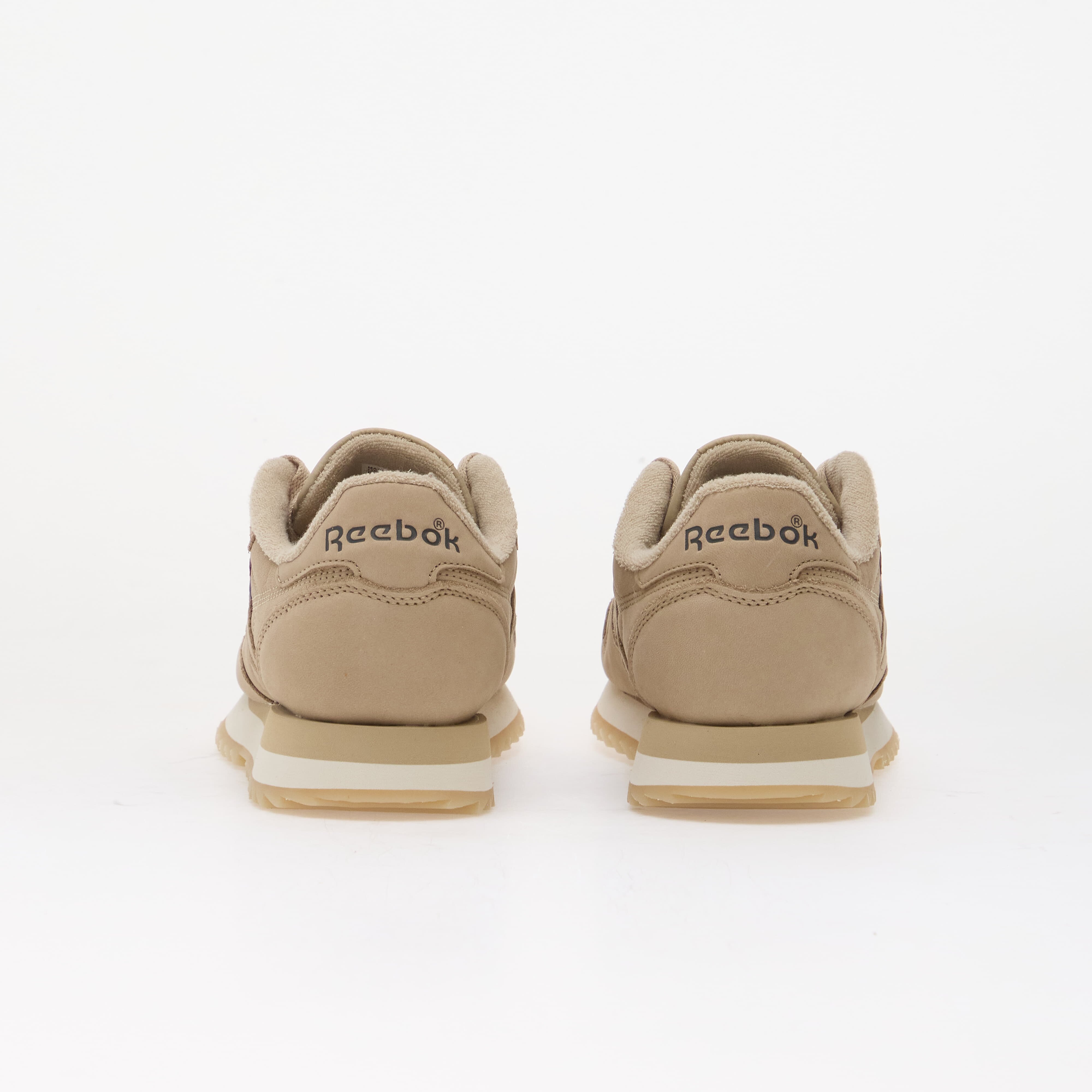 Reebok Сникърси Classic Leather Ripple Elevated Beige/ Almost Black/ Chalk