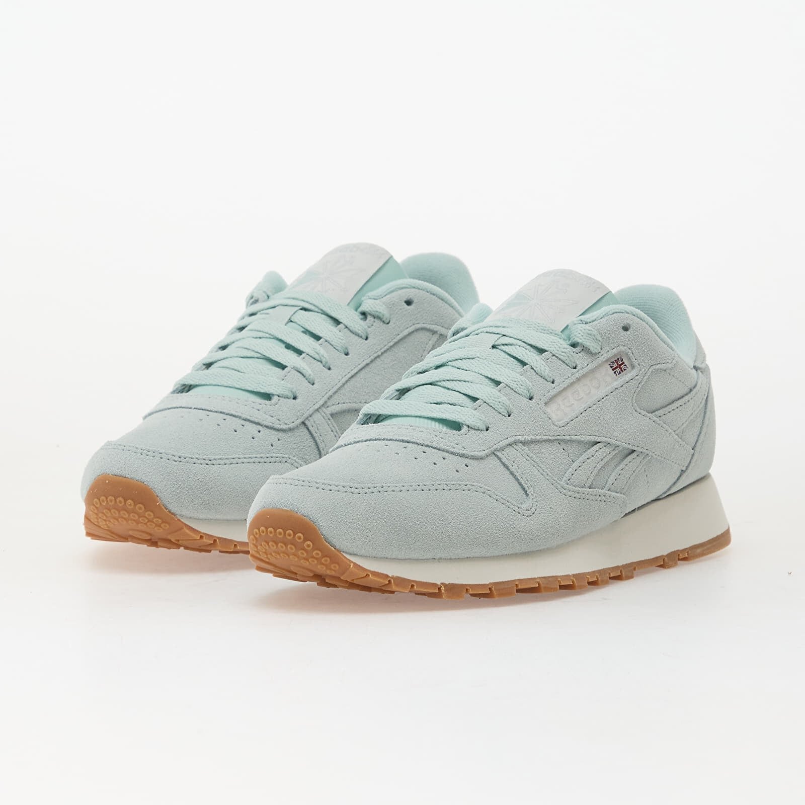 Reebok Сникърси Classic Leather Tranquil Teal/ Chalk/ Gum