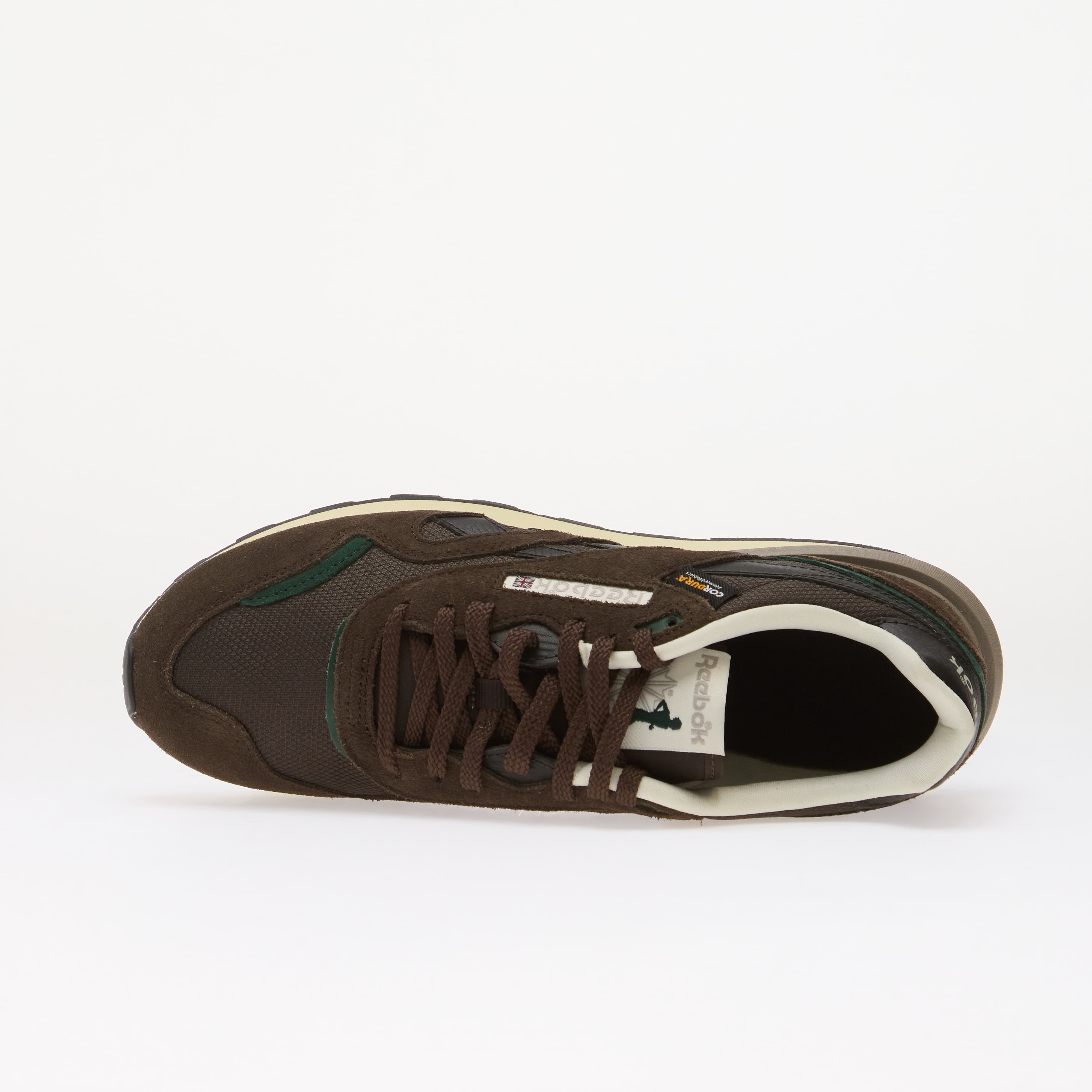 Reebok Сникърси Classic Nylon 89 Espresso/ Washed Black/ Heritage Green