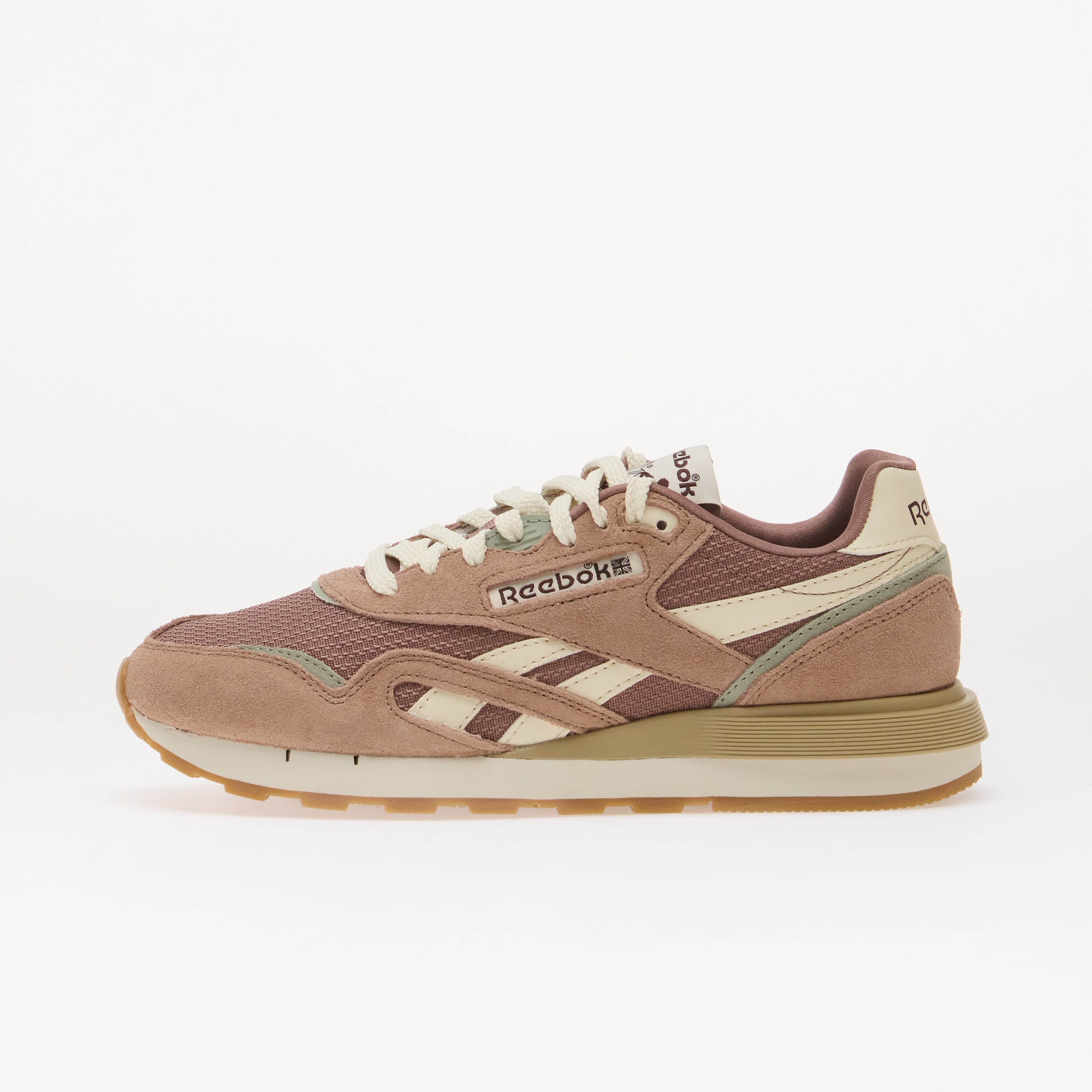 Reebok Сникърси Classic Nylon 89 Light Cocoa/ Rosewood/ Hazy Green
