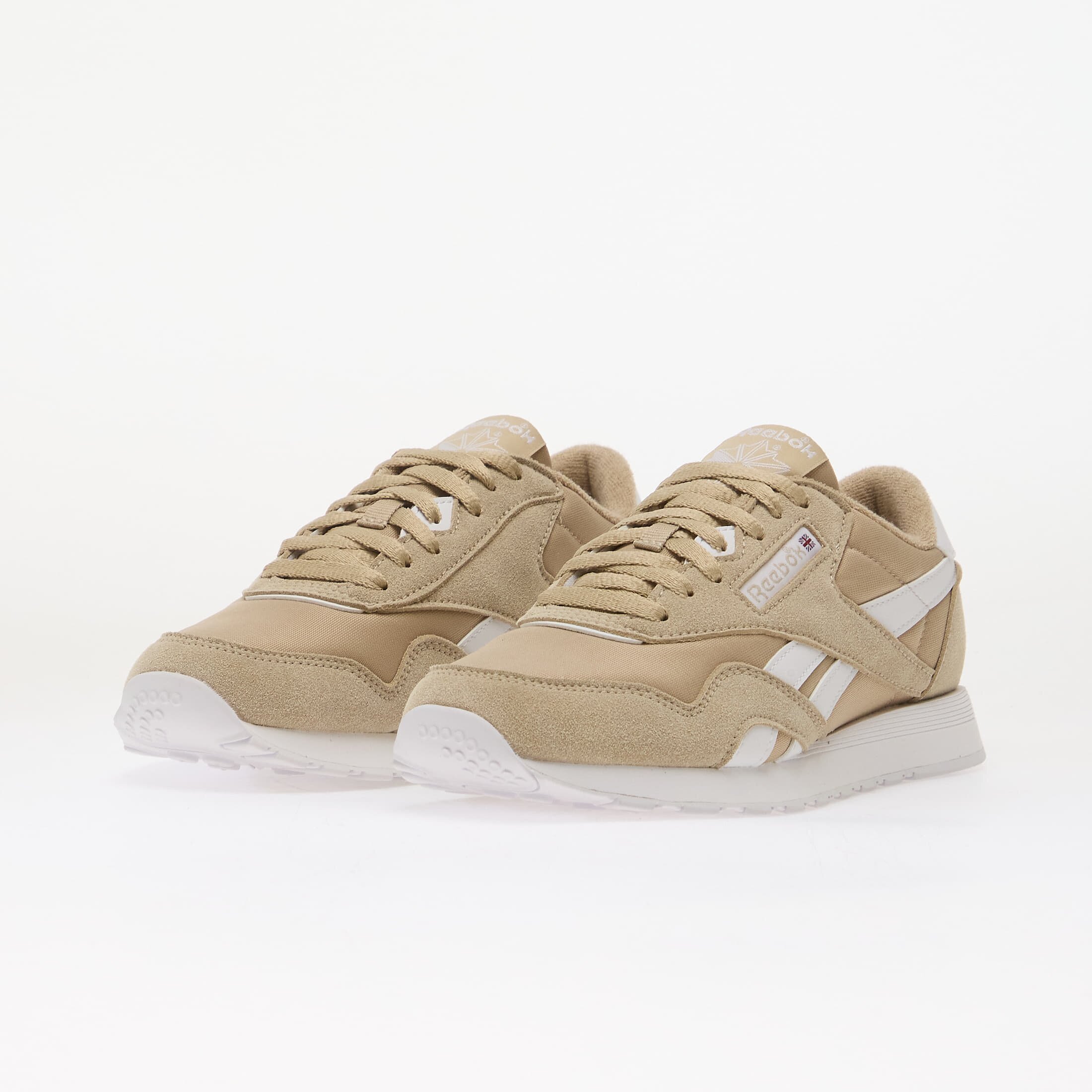 Reebok Сникърси Classic Nylon Elevated Beige/ Elevated Beige/ White