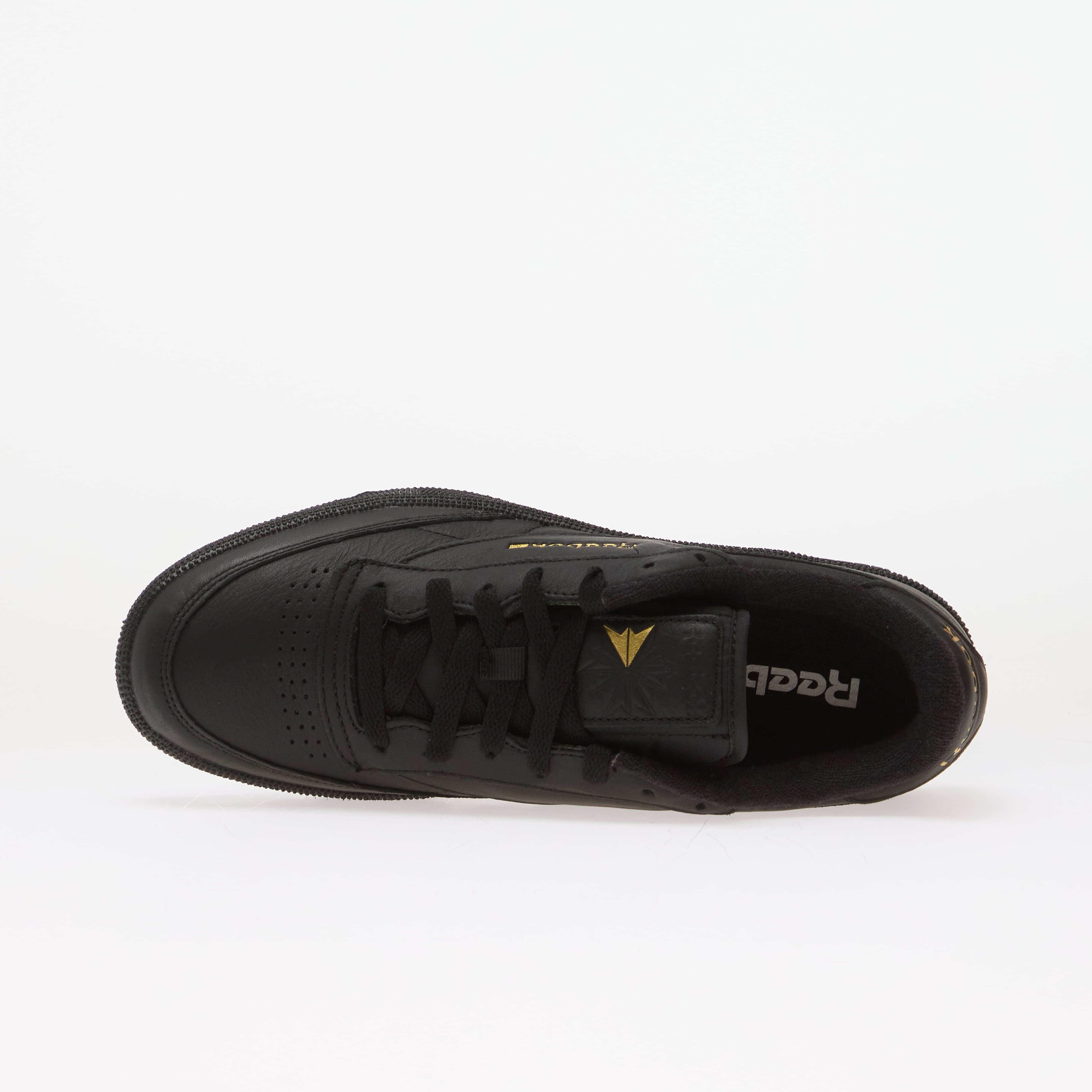 Reebok Сникърси Club C 85 Black/ Almostblack/ Gold