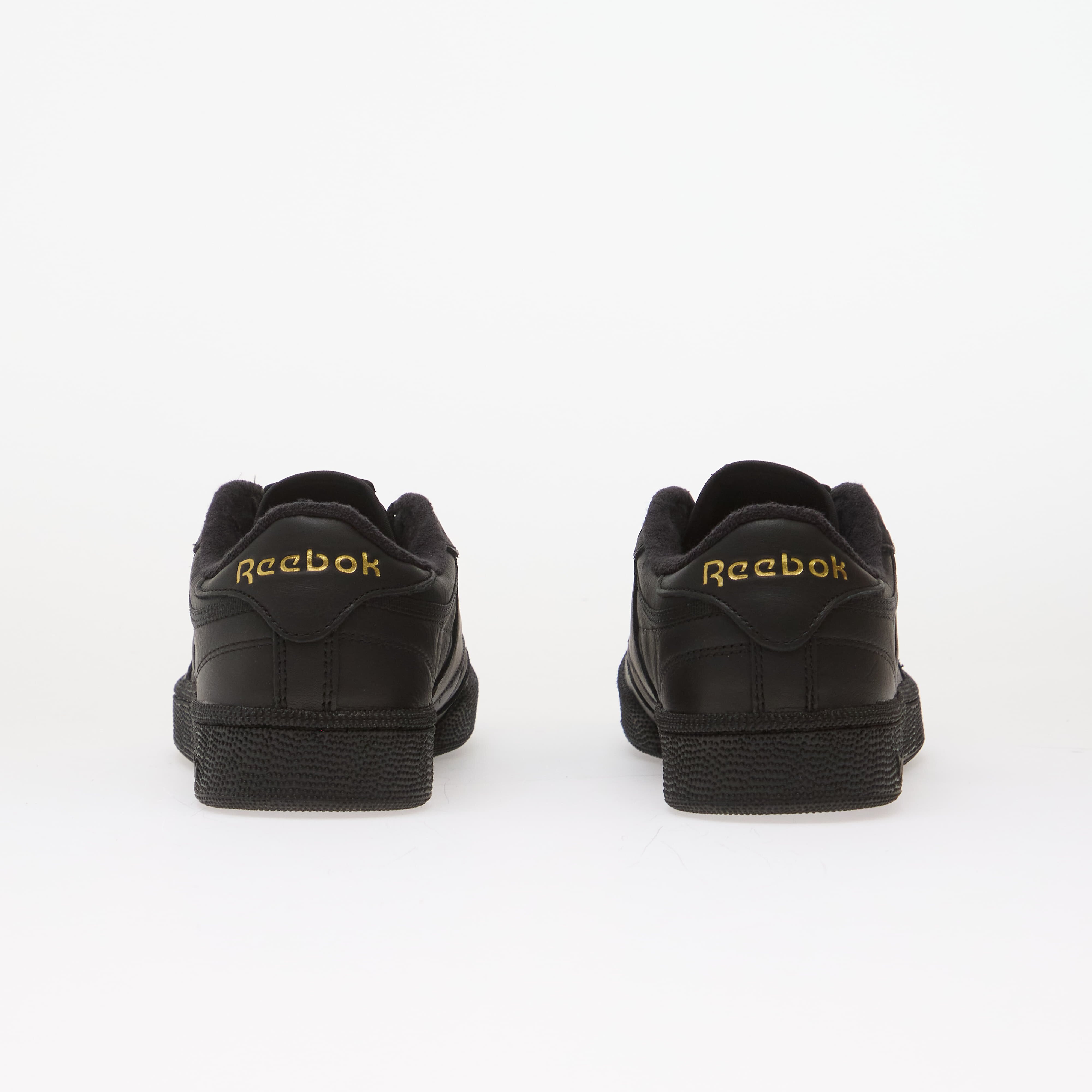 Reebok Сникърси Club C 85 Black/ Almostblack/ Gold