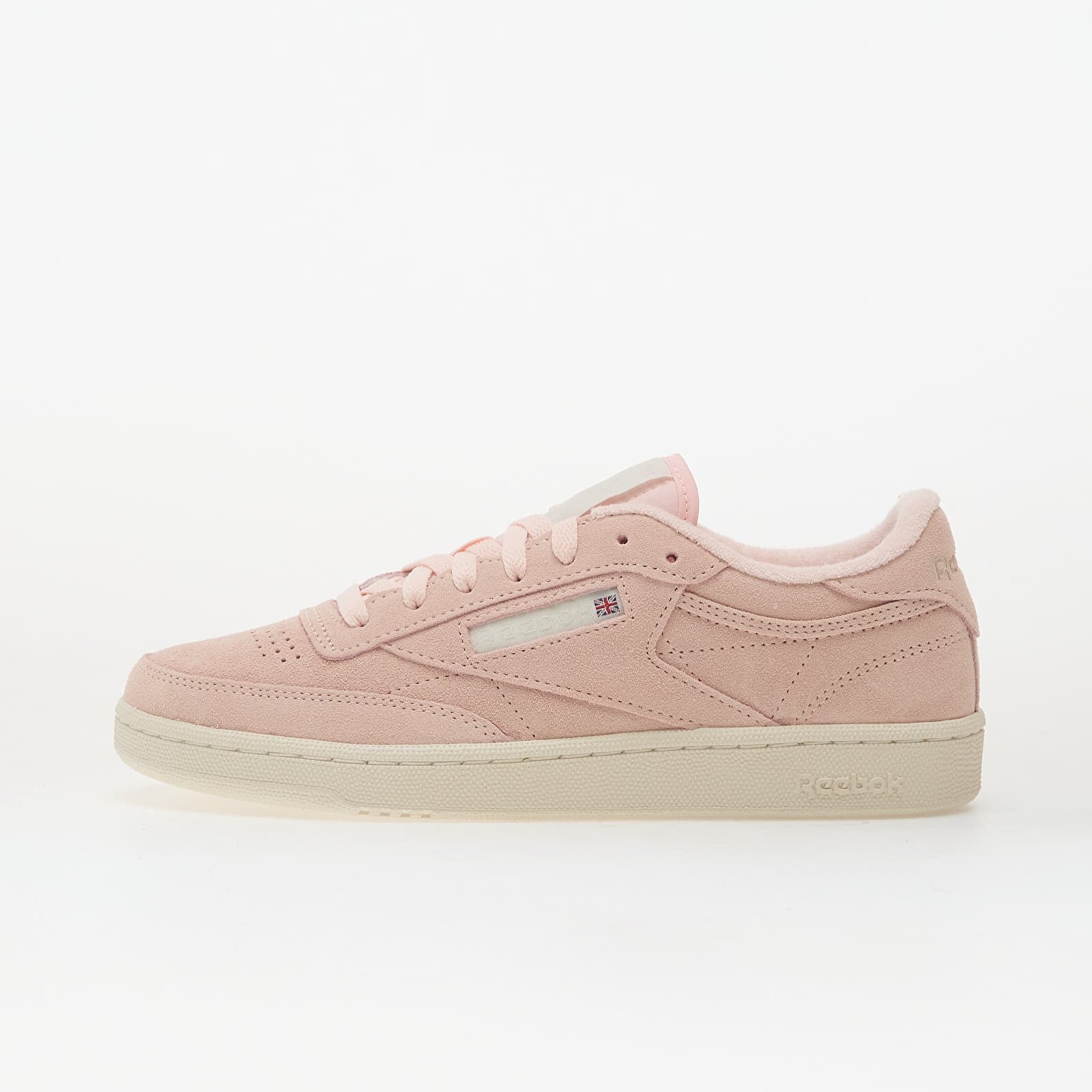 Reebok Сникърси Club C 85 Chalk/ Pure Pink/ Alabaster