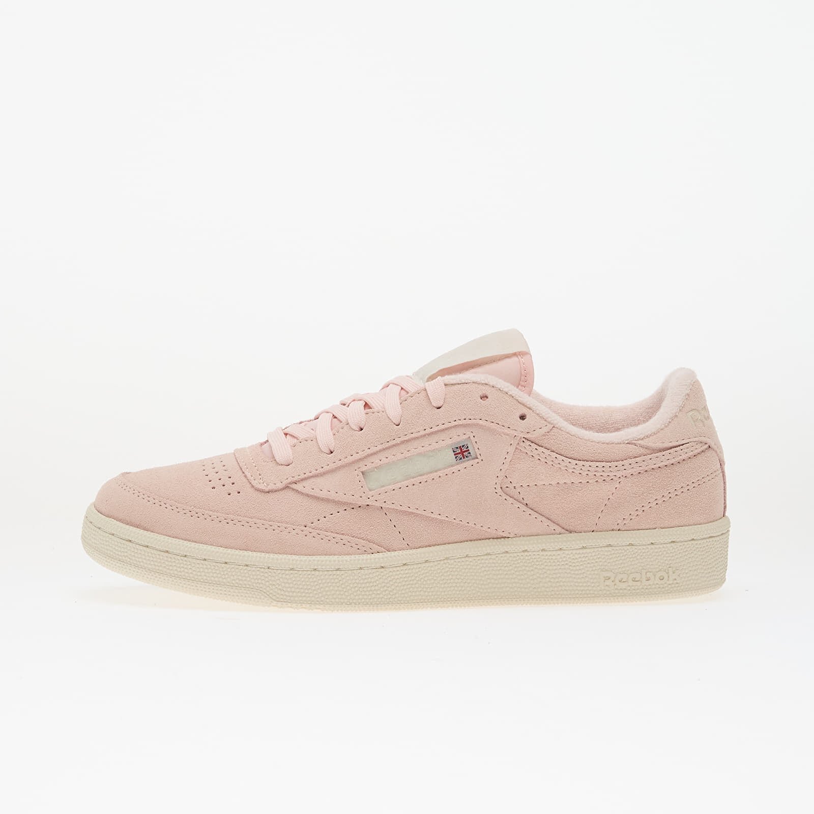 Reebok Сникърси Club C 85 Chalk/ Pure Pink/ Alabaster