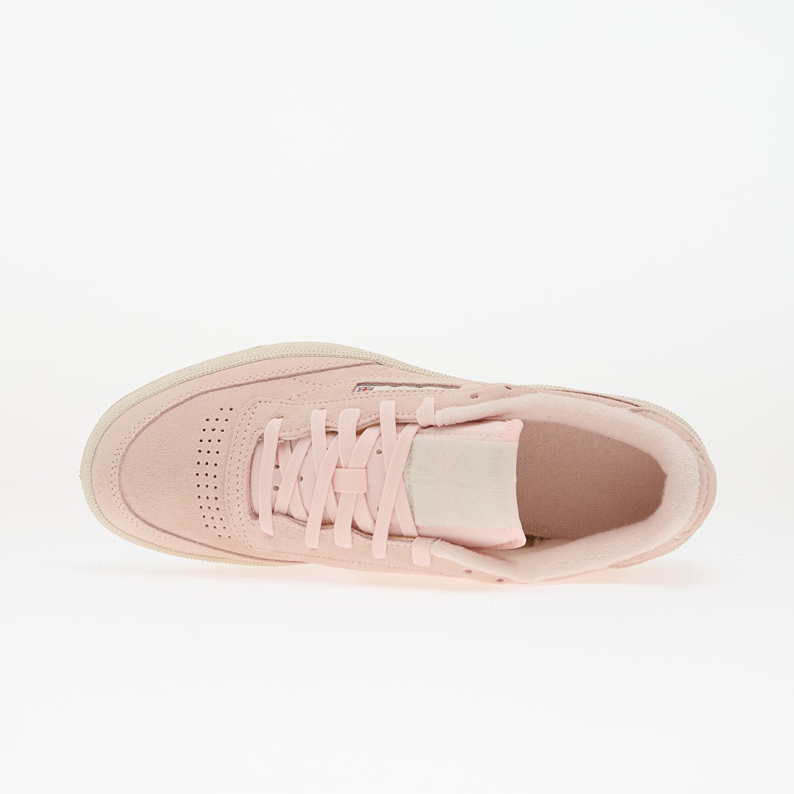 Reebok Сникърси Club C 85 Chalk/ Pure Pink/ Alabaster