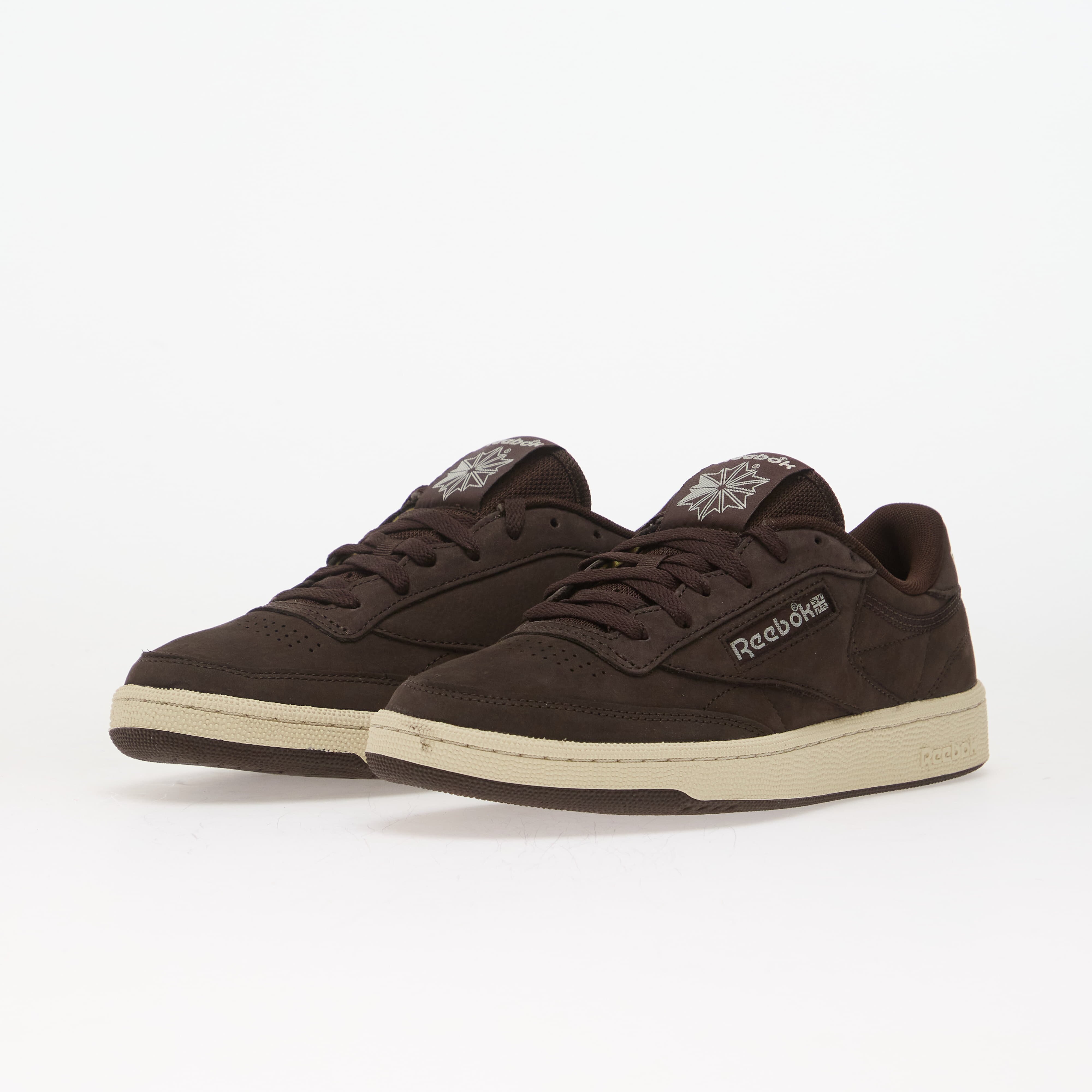 Reebok Сникърси Club C 85 Dark Brown/ Linen
