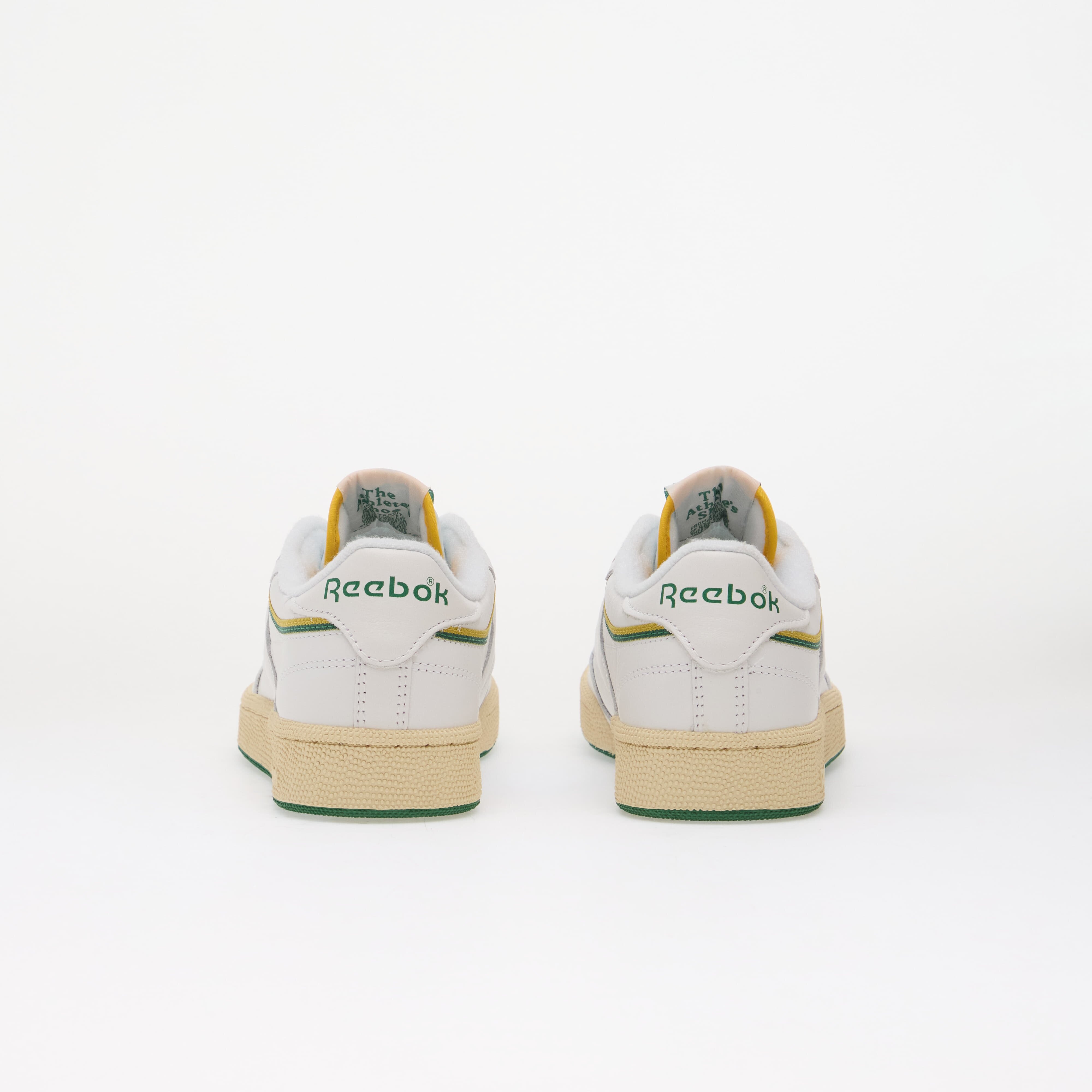 Reebok Сникърси Club C 85 Ftwr White/ Team Green/ Athletic Gold