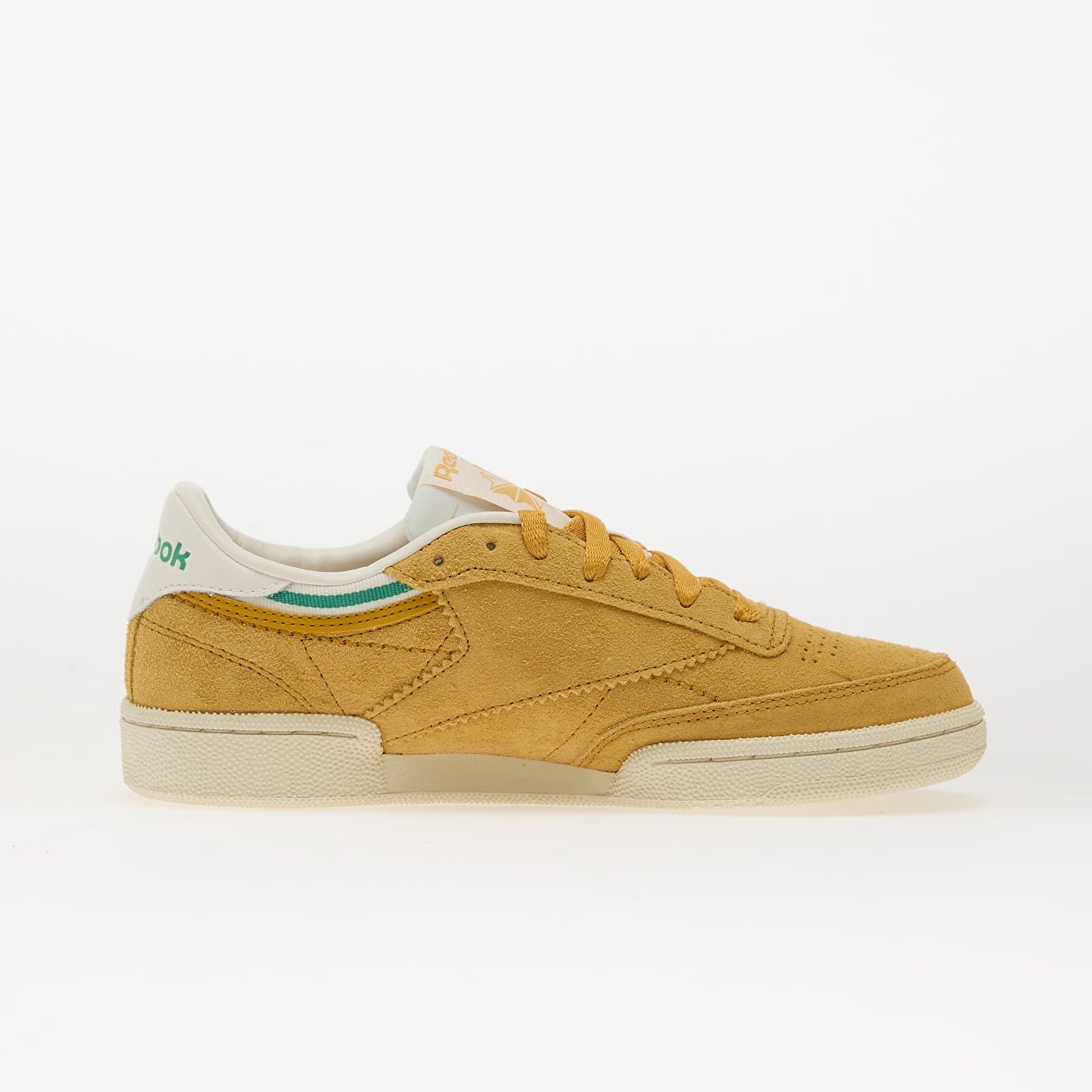 Reebok Сникърси Club C 85 Gritgold/ Chalk/ Upgradegreen