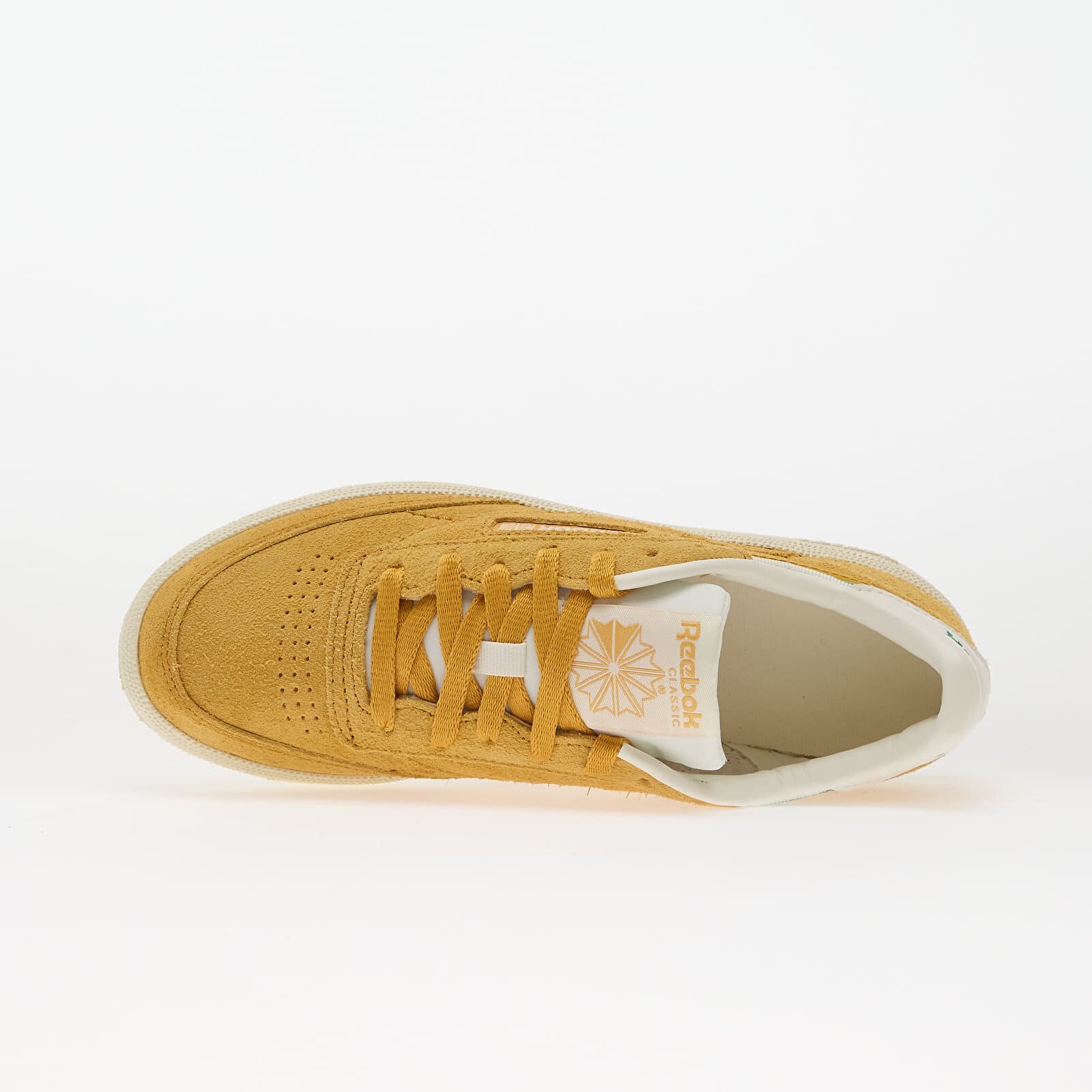 Reebok Сникърси Club C 85 Gritgold/ Chalk/ Upgradegreen