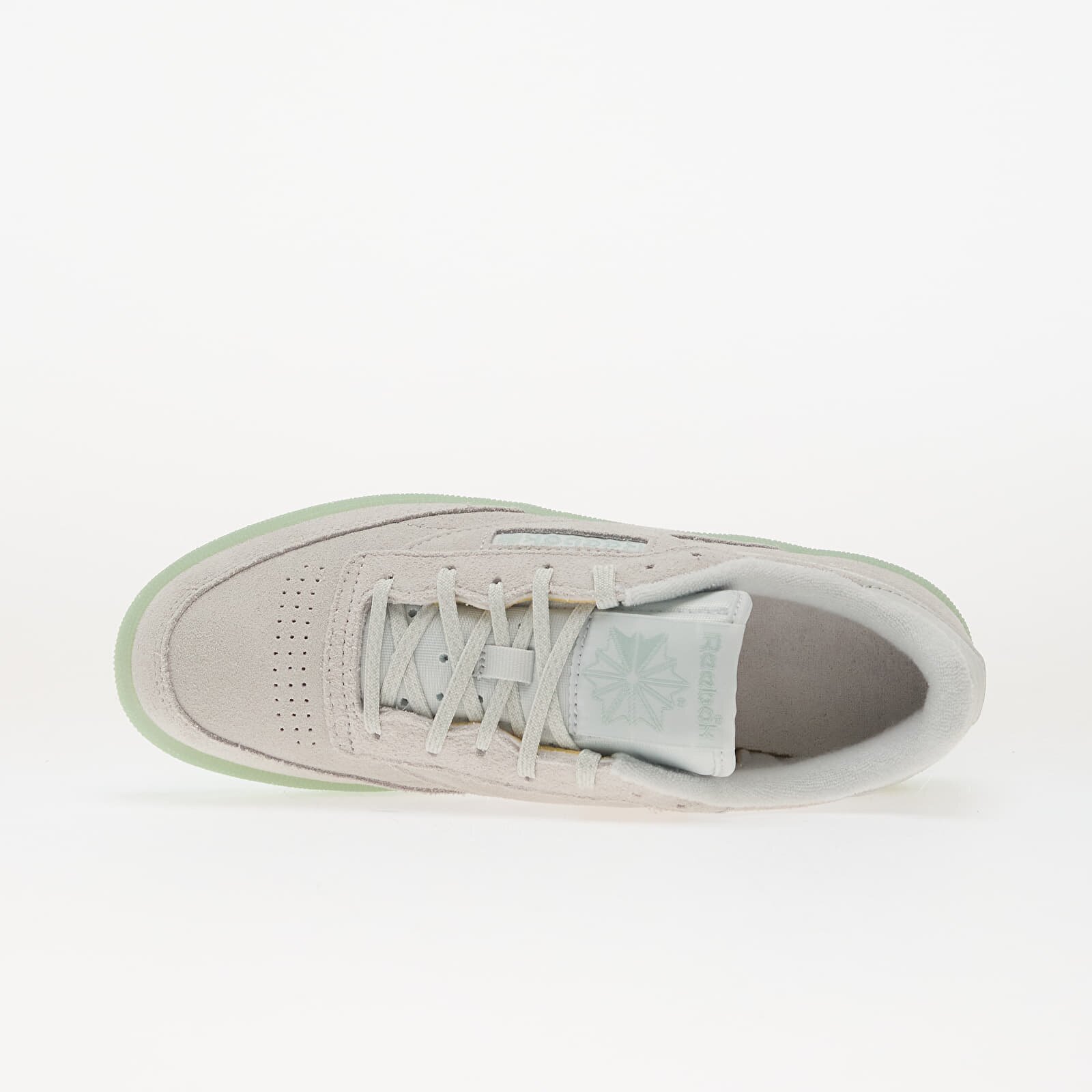 Reebok Сникърси Club C 85 Pearl Grey/ Pearl Grey/ Tranquil Teal