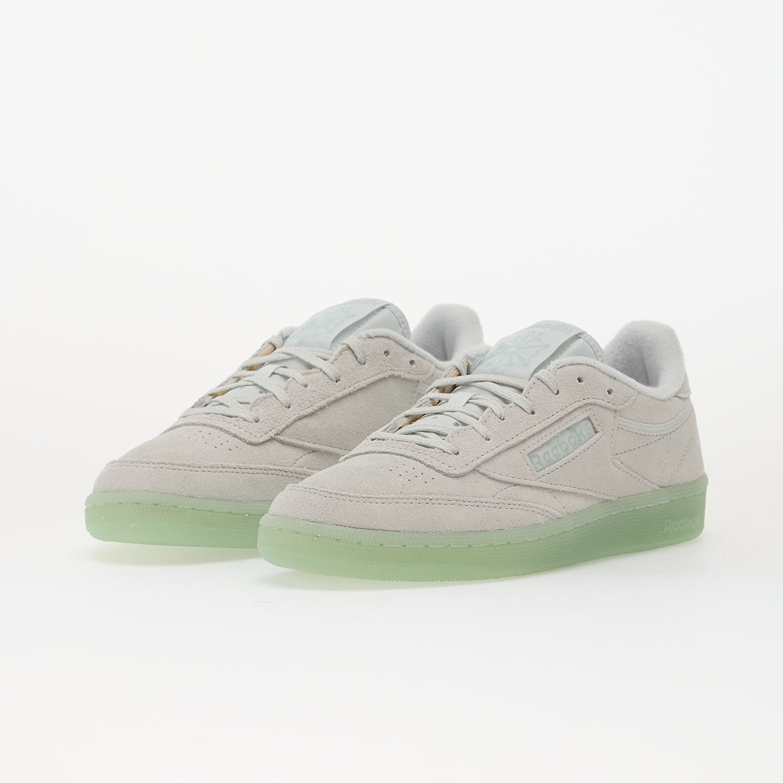 Reebok Сникърси Club C 85 Pearl Grey/ Pearl Grey/ Tranquil Teal