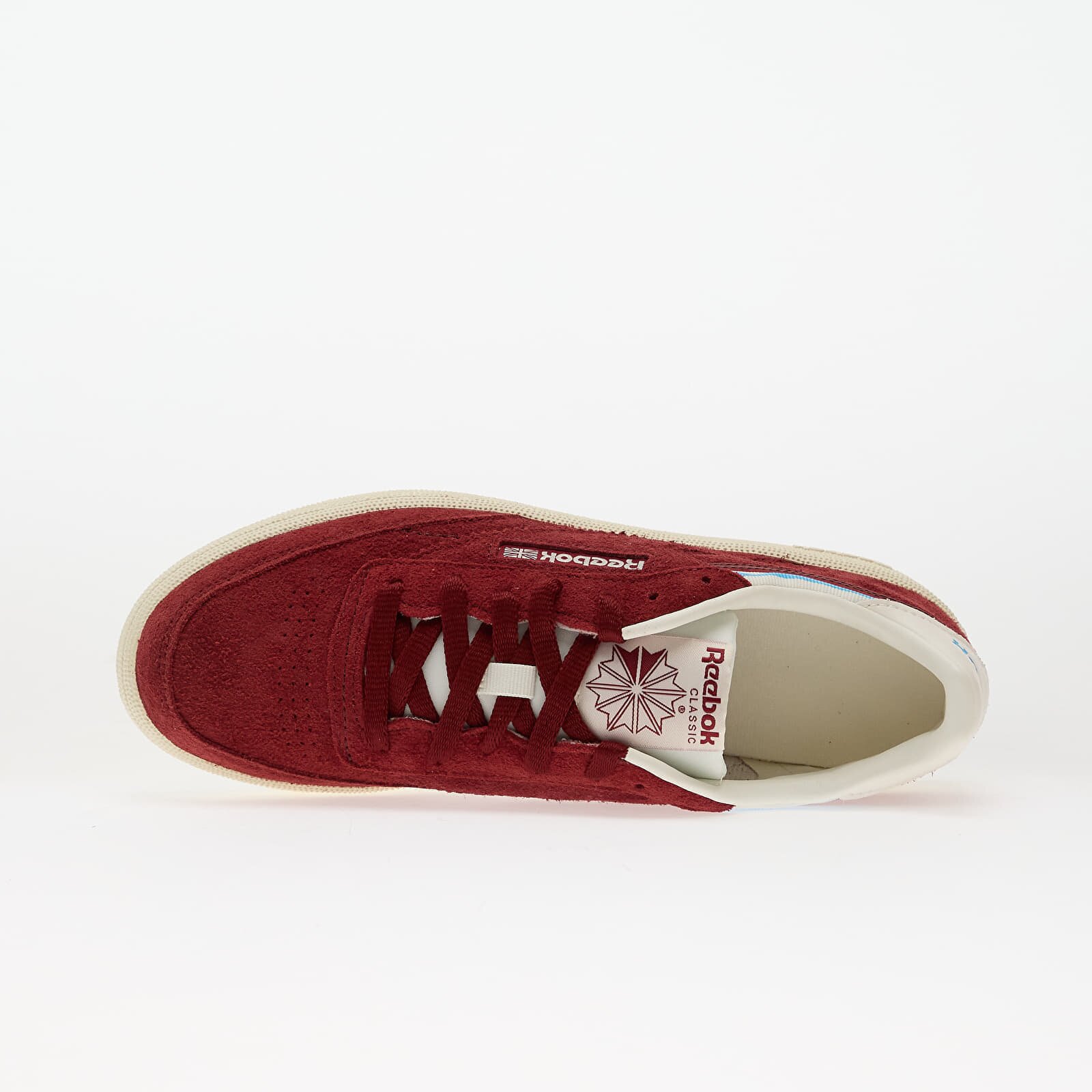 Reebok Сникърси Club C 85 Retrored/ Chalk/ Futurecyan