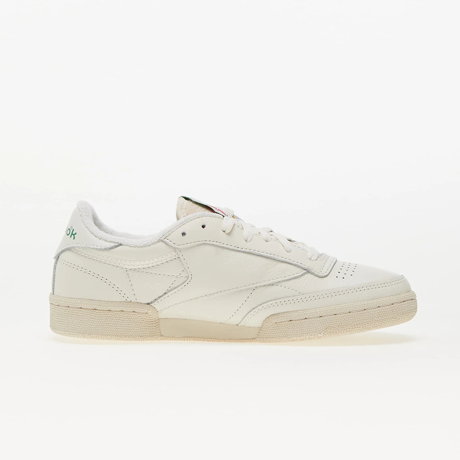 Reebok Сникърси Club C 85 Vintage Chalk/ Alabaster/ Glen Green