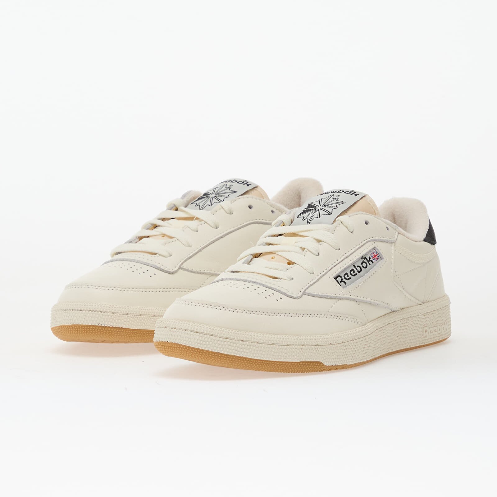 Reebok Сникърси Club C 85 Vintage Chalk/ Black/ Gum