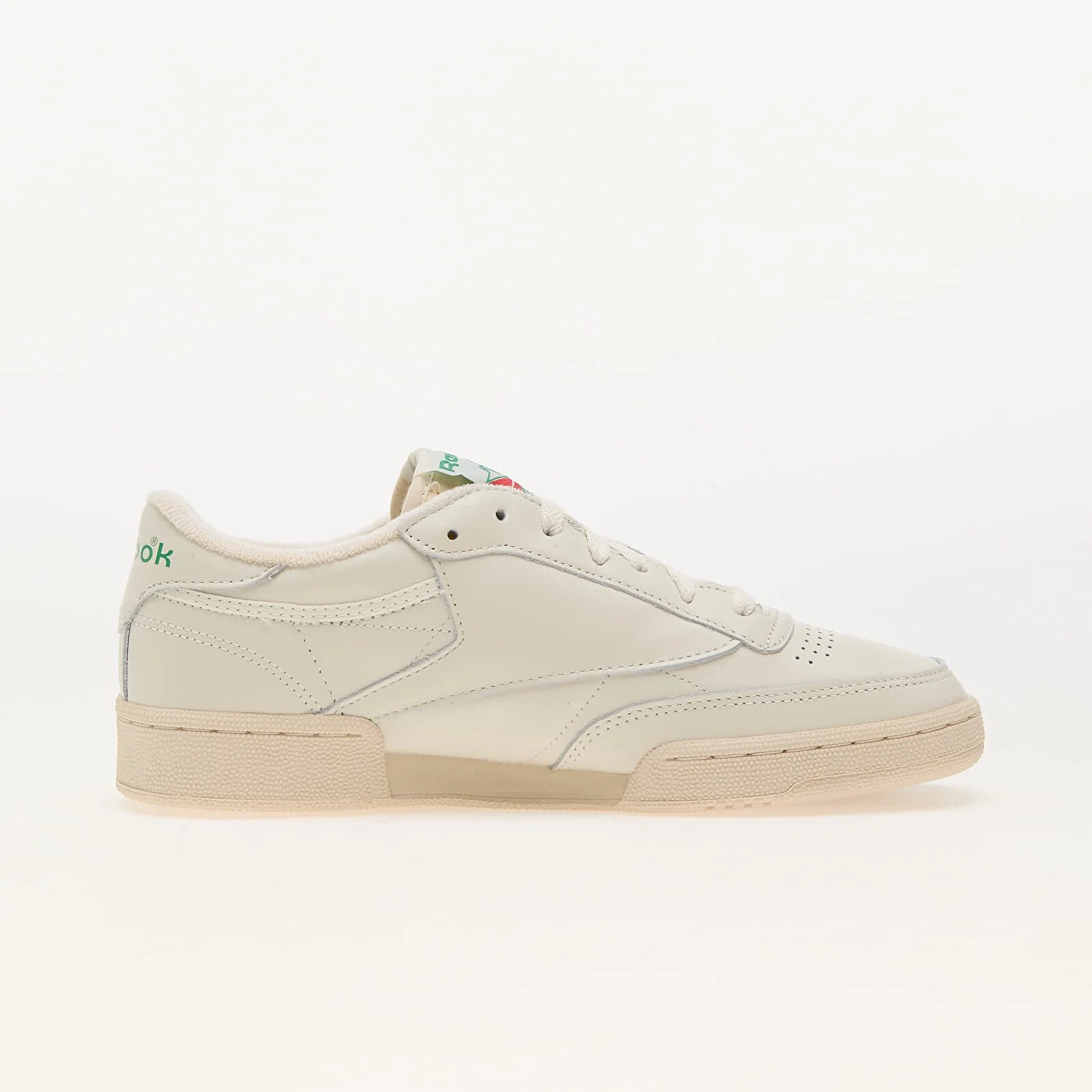 Reebok Сникърси Club C 85 Vintage Chalk/ Paper White/ Green