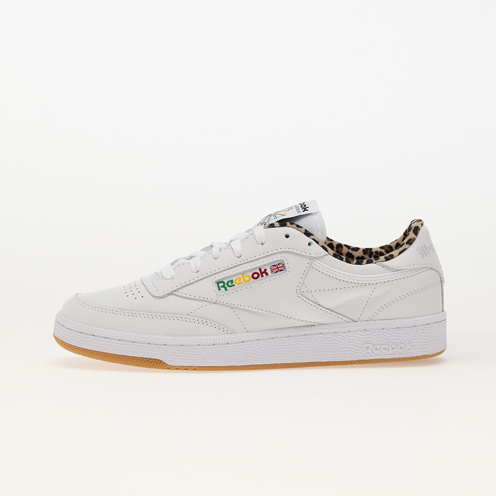 Reebok Сникърси Club C 85 Vintage LTD Ftwr White/ Leopard/ Gum