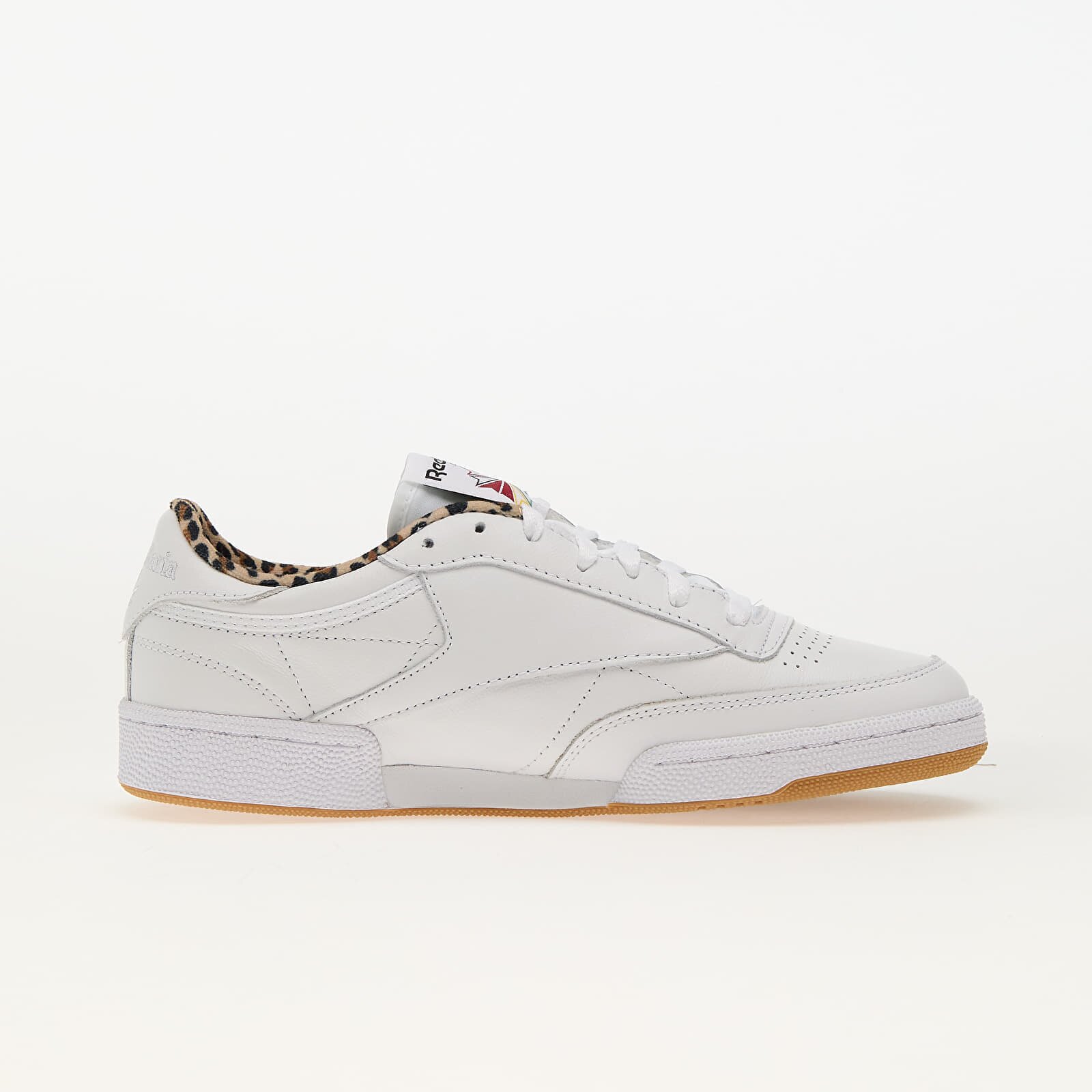 Reebok Сникърси Club C 85 Vintage LTD Ftwr White/ Leopard/ Gum