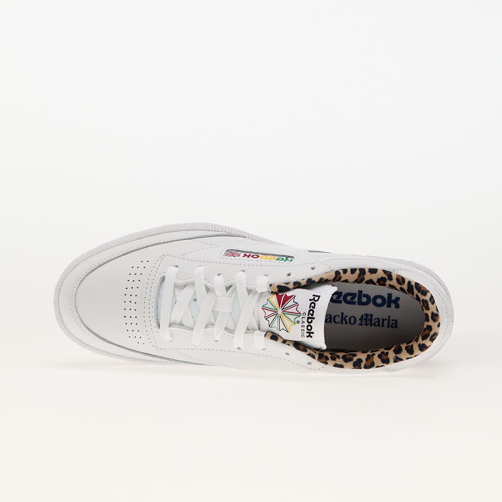 Reebok Сникърси Club C 85 Vintage LTD Ftwr White/ Leopard/ Gum