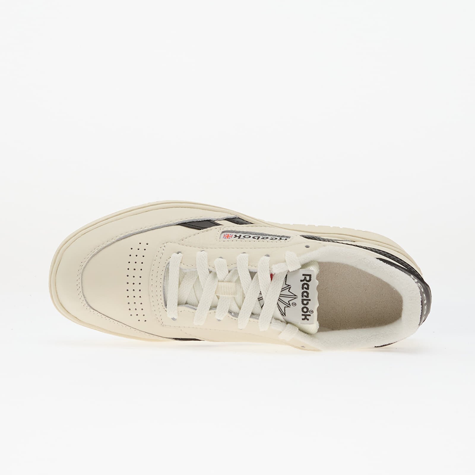 Reebok Сникърси Club C Double Revenge Chalk/ Core Black/ Chalk