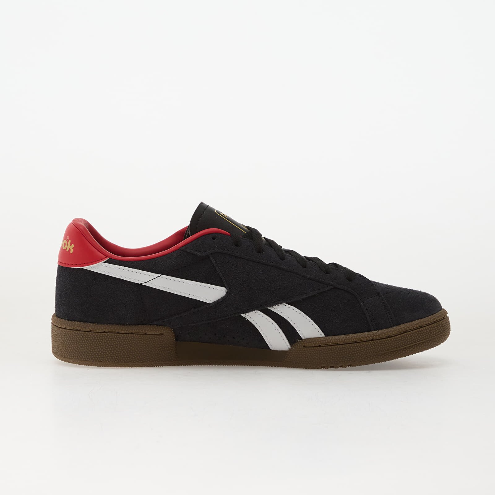 Reebok Сникърси Club C Grounds Uk Black/ Ftwr White/ Gum