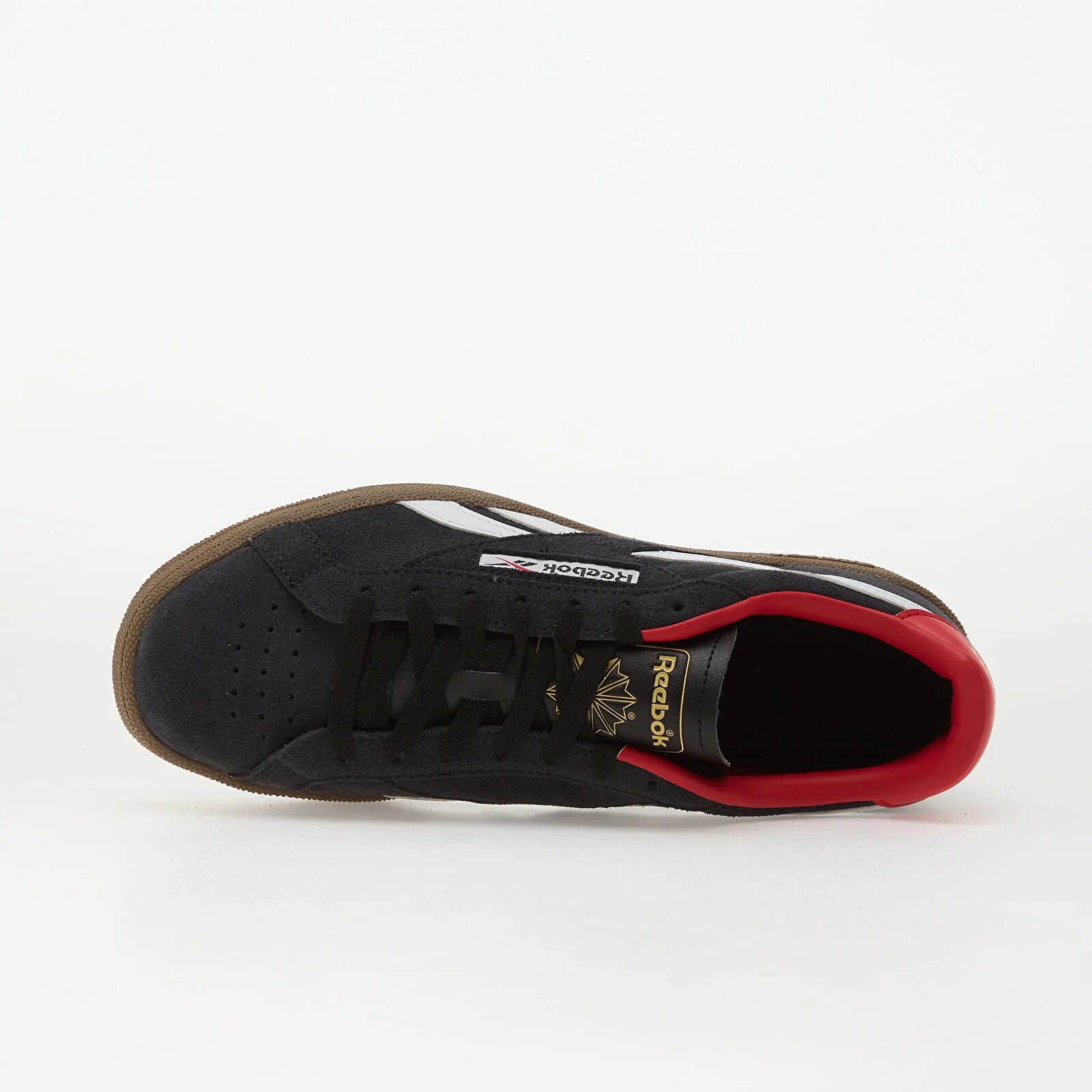 Reebok Сникърси Club C Grounds Uk Black/ Ftwr White/ Gum