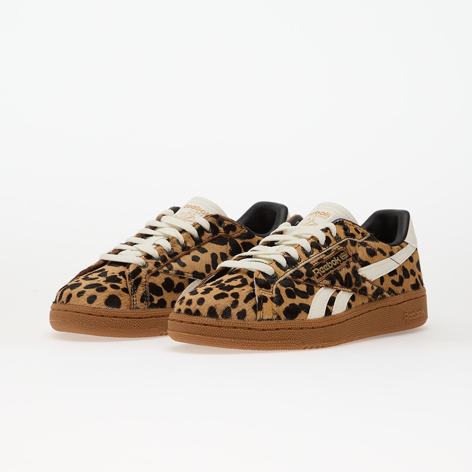 Reebok Сникърси Club C Grounds Uk Cheetah/ Cheetah/ Chalk