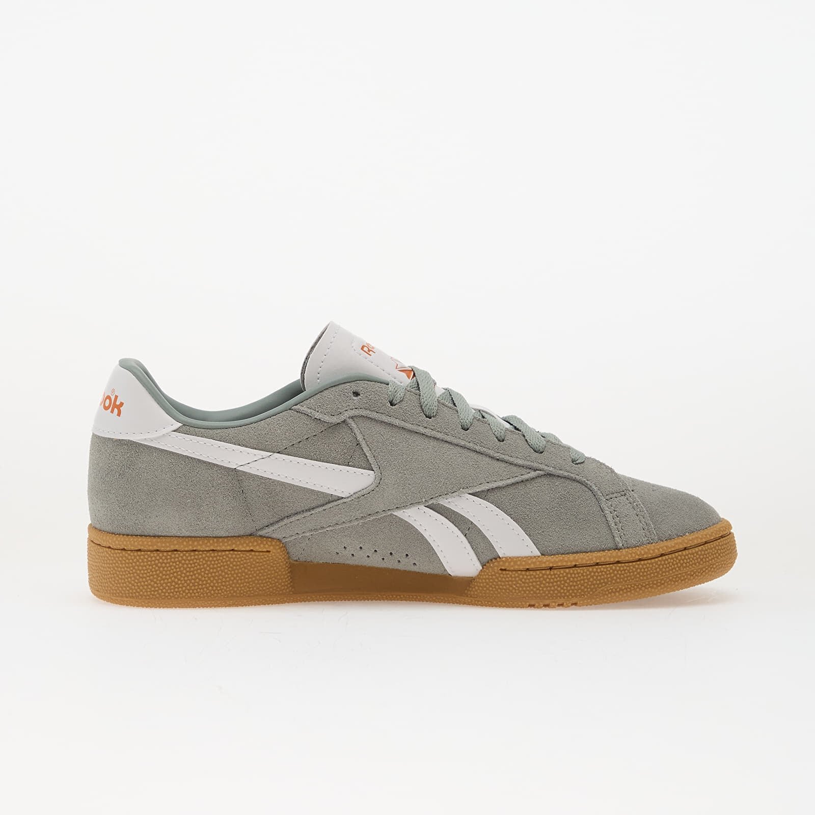 Reebok Сникърси Club C Grounds Uk Light Fog/ Chalk/ Gum