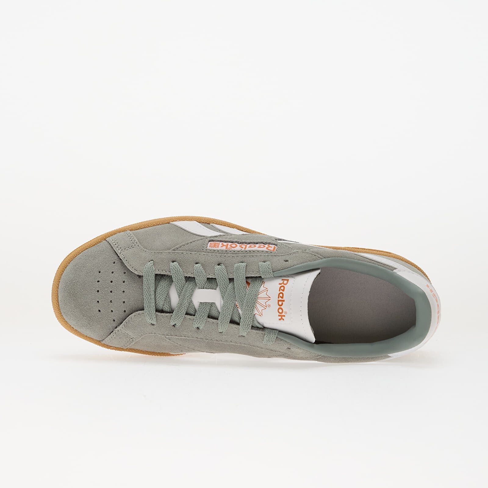 Reebok Сникърси Club C Grounds Uk Light Fog/ Chalk/ Gum