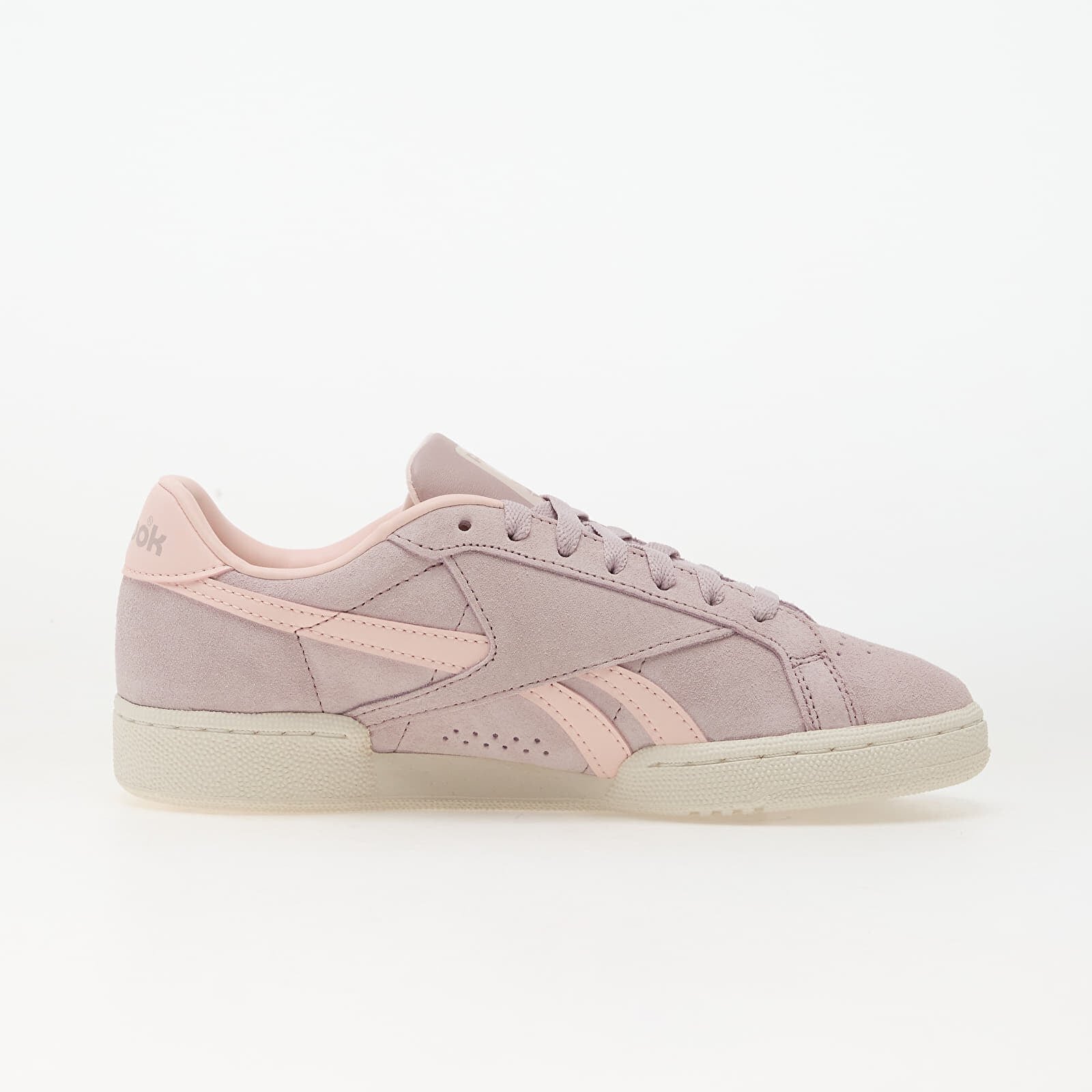 Reebok Сникърси Club C Grounds Uk Muted Mauve/ Pure Pink/ Chalk