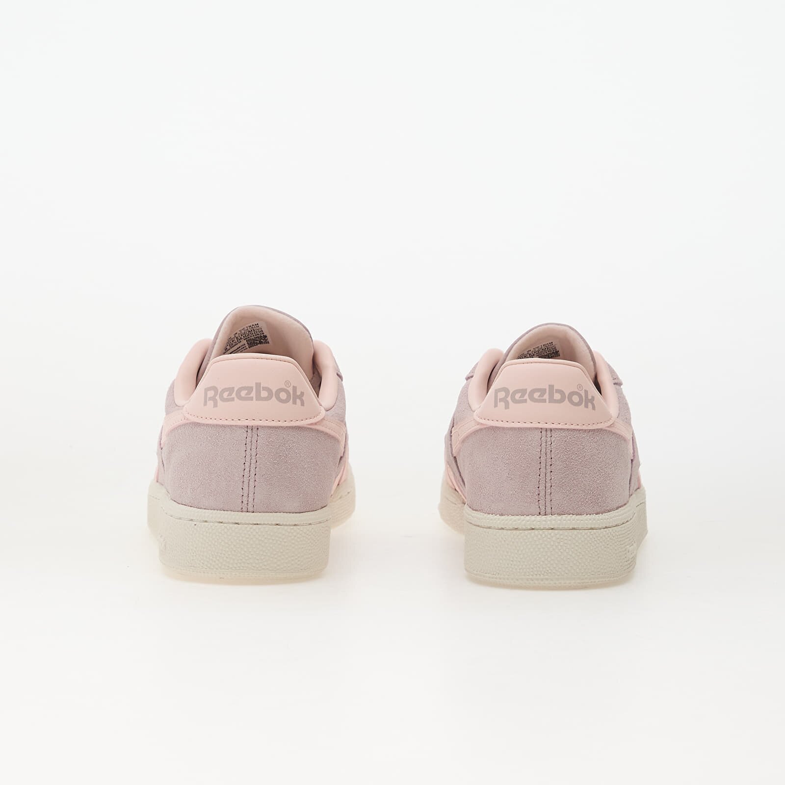 Reebok Сникърси Club C Grounds Uk Muted Mauve/ Pure Pink/ Chalk