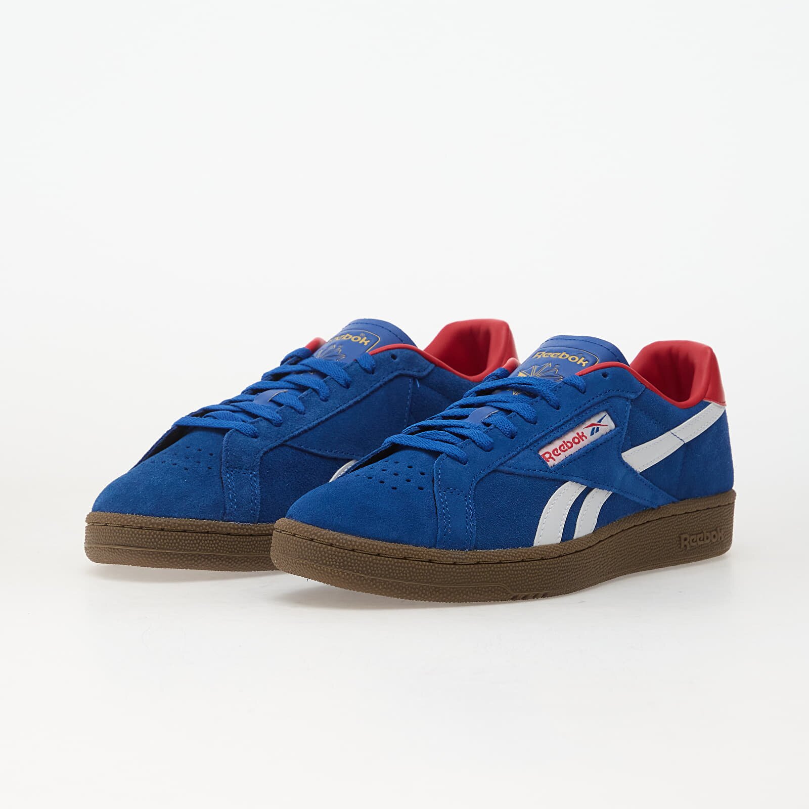 Reebok Сникърси Club C Grounds Uk Vector Blue/ Vector Red/ Gum