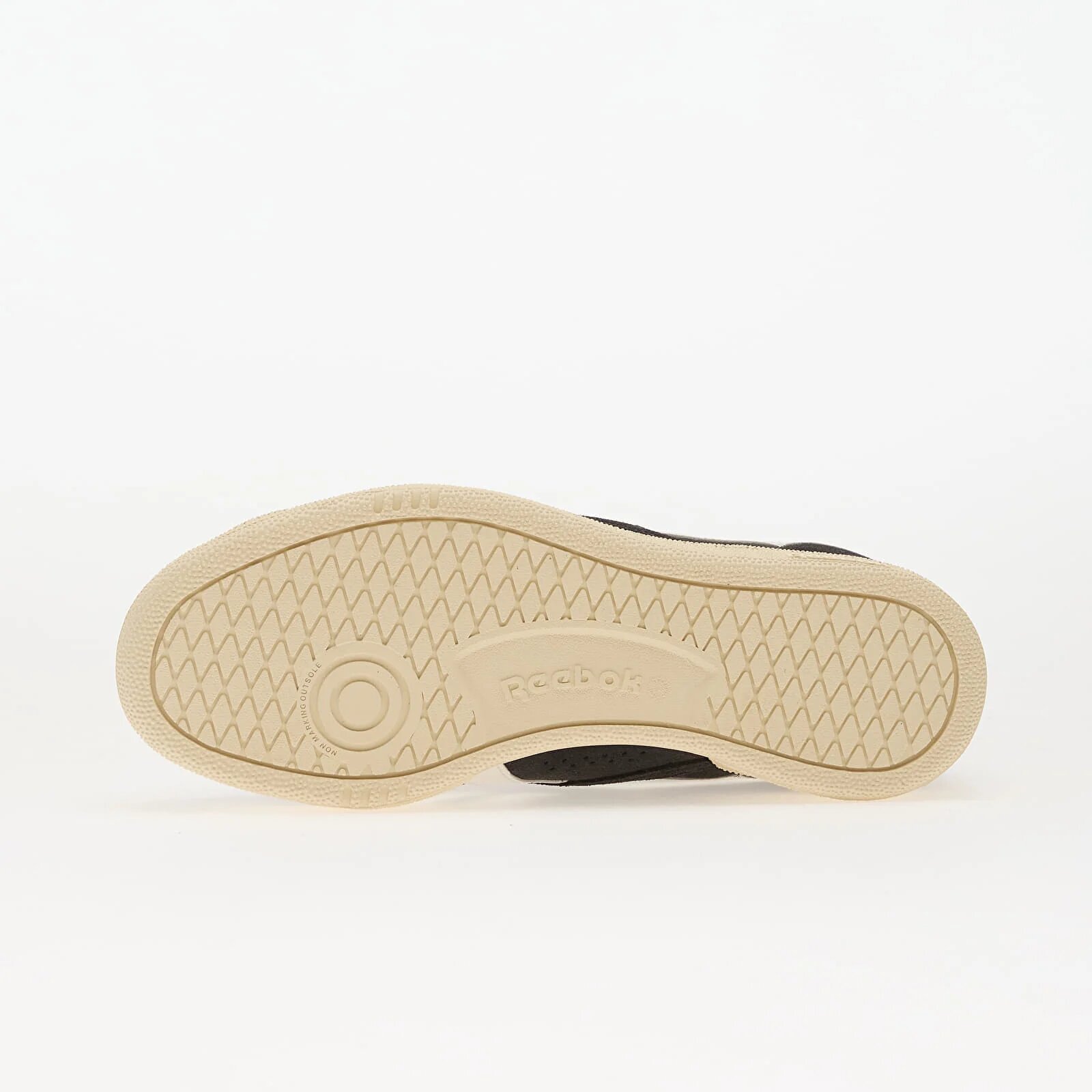 Reebok Сникърси Club C Grounds Uk Washedblack/ Paperwhite/ Chalk