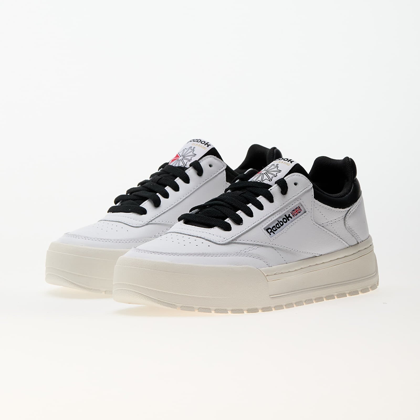 Reebok Сникърси Club C Megacourt White/ Chalk/ Black