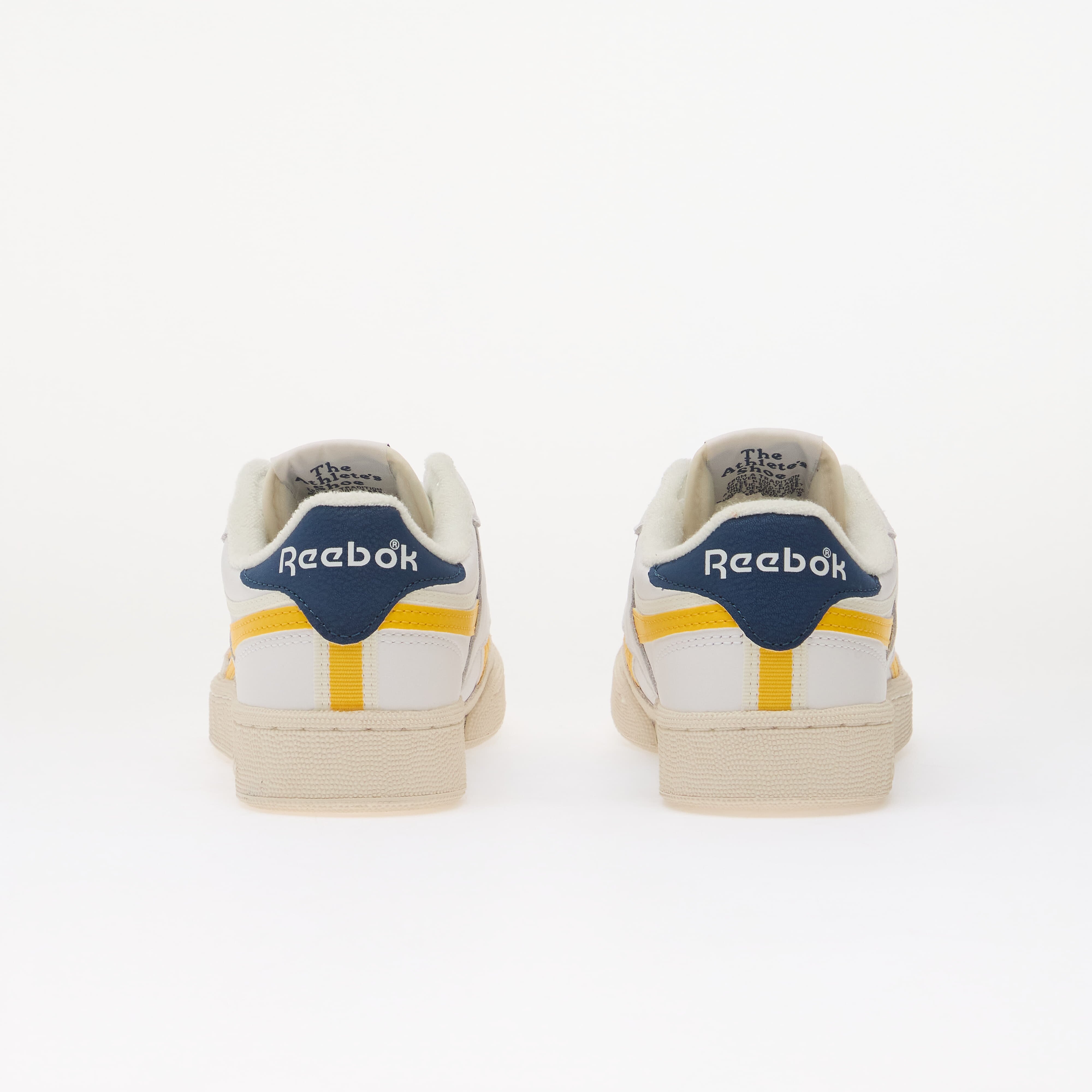 Reebok Сникърси Club C Revenge Ftwr White/ Always Yellow/ Batik Blue