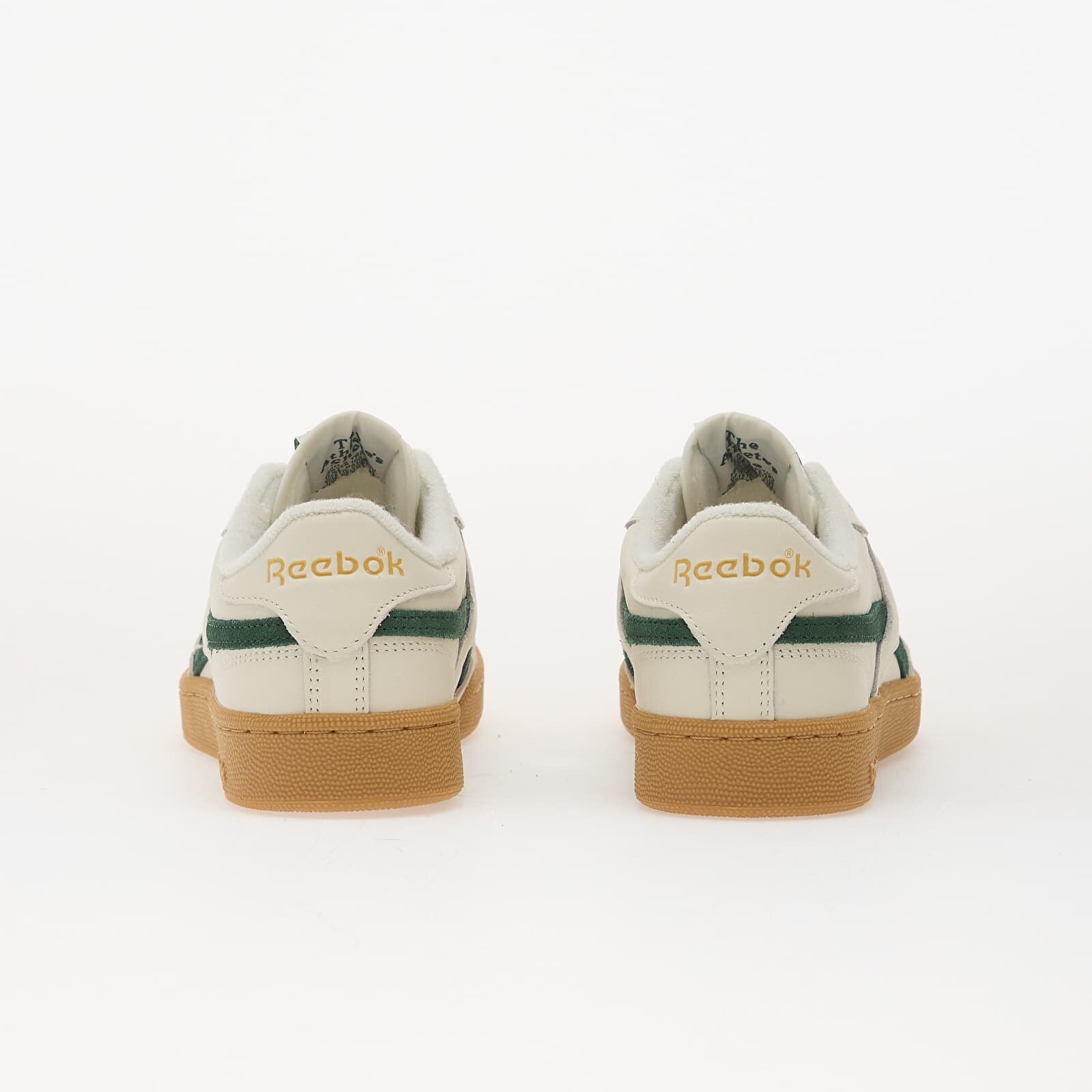 Reebok Сникърси Club C Revenge Vintage Chalk/ Dark Green/ Gum