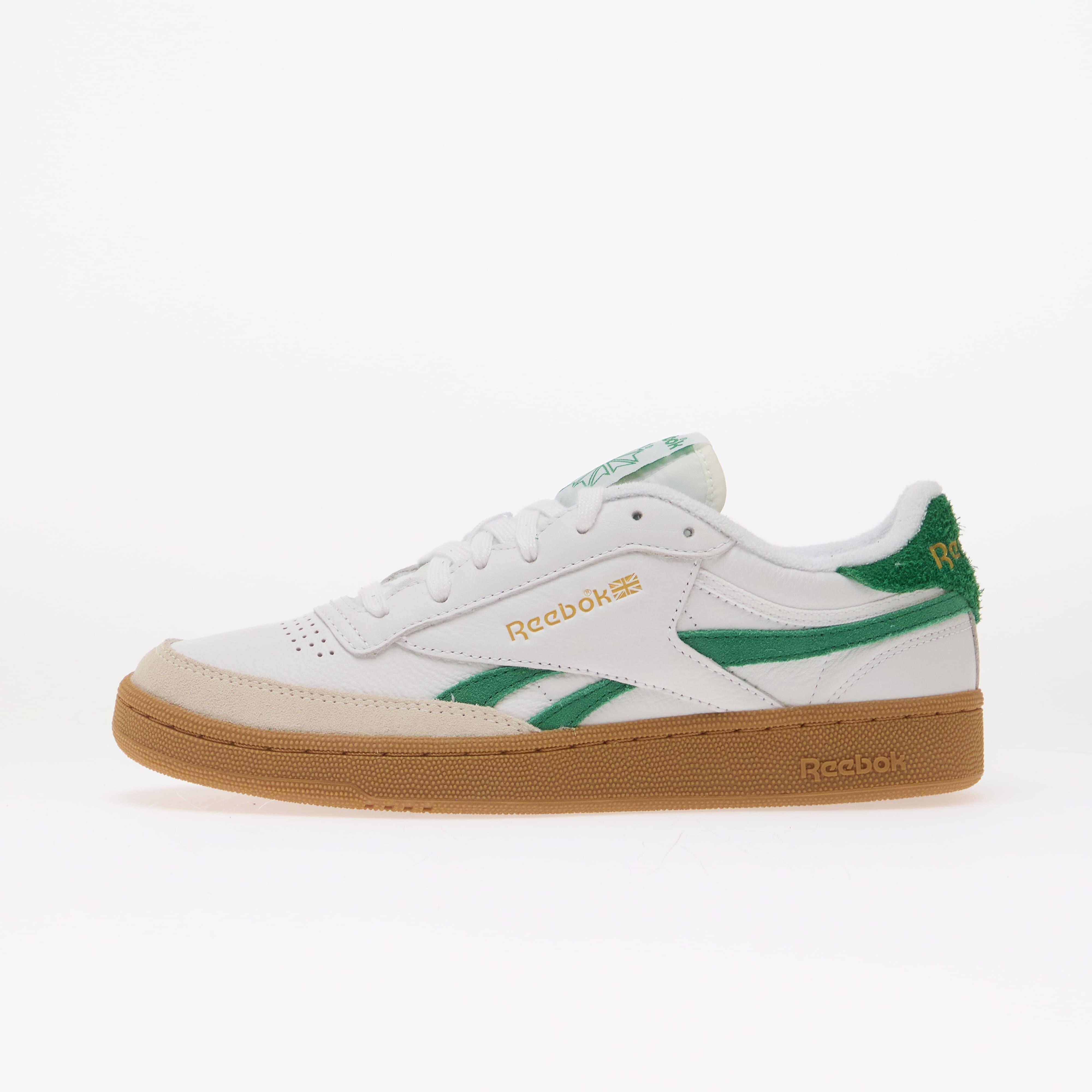 Reebok Сникърси Club C Revenge Vintage White/ Teamgreen/ Gum