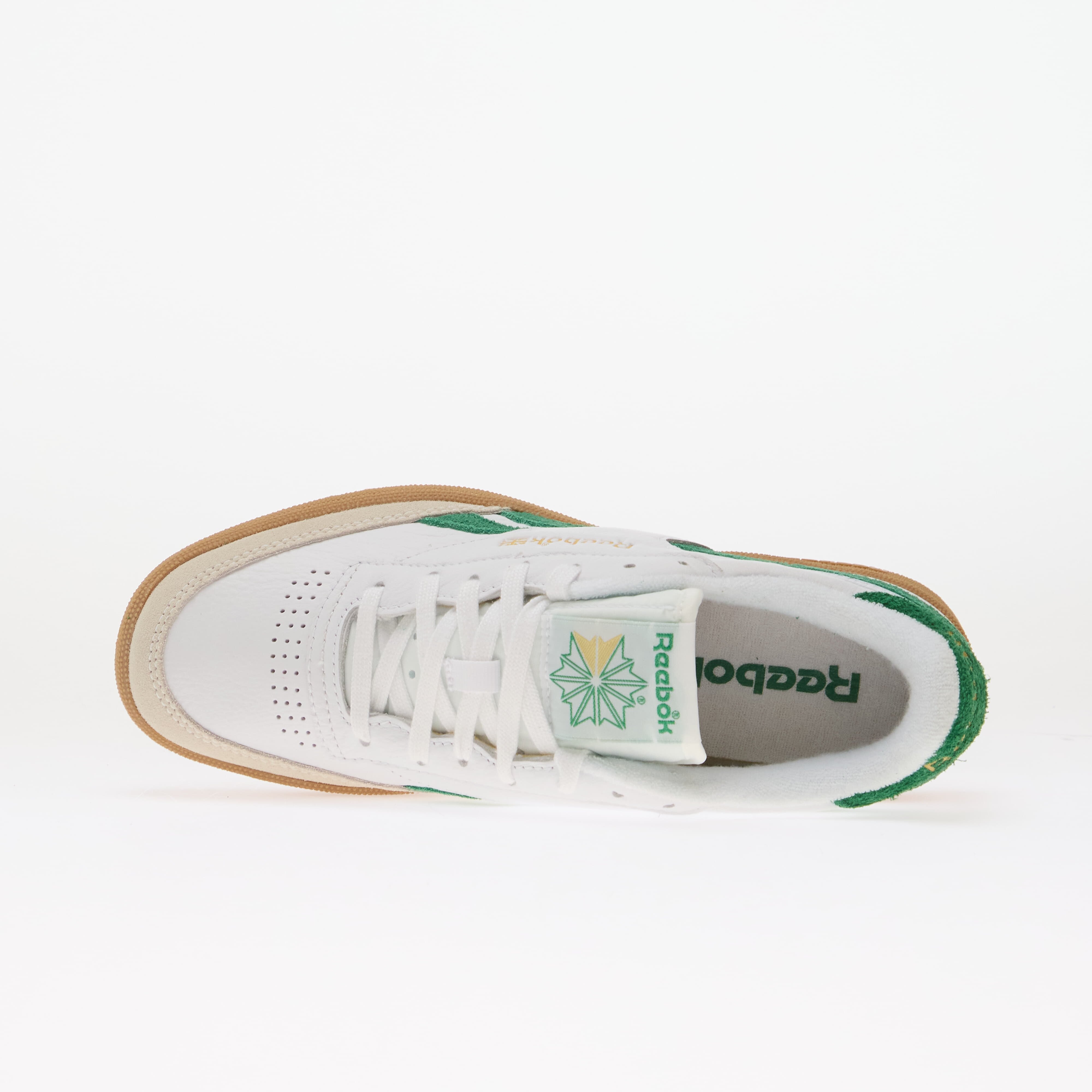 Reebok Сникърси Club C Revenge Vintage White/ Teamgreen/ Gum